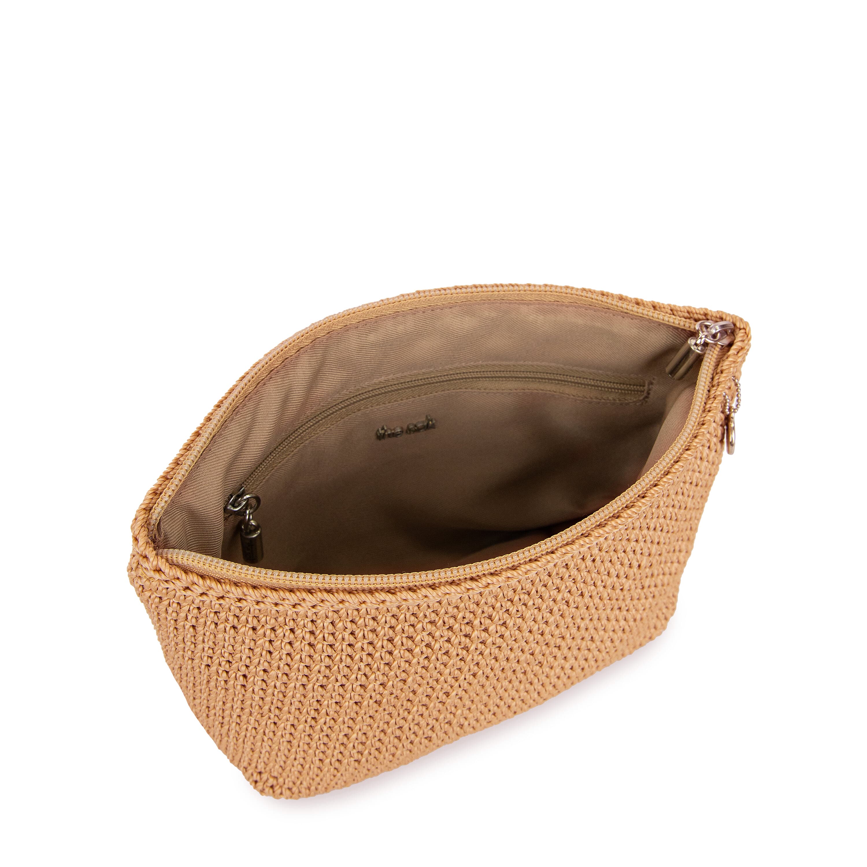 Handmade Bamboo Essential Pouch - Eco-Friendly Crochet Storage Bag for Jewelry, Makeup & Travel Accessories | Perfect for Organizing Small Items at Home or On The Go