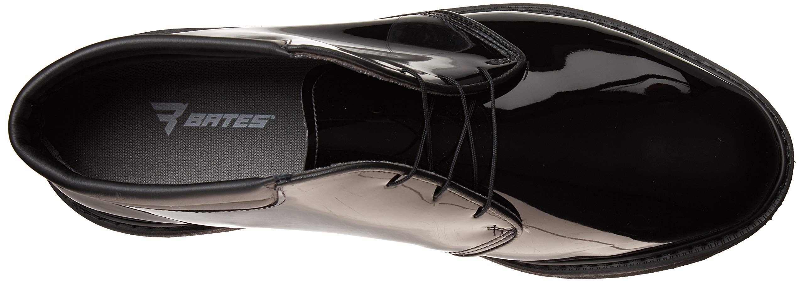 Bates Men's Lites High Gloss Chukka Boots with Padded Collar - Lightweight & Durable Work Boots for Construction, Security & Outdoor Activities