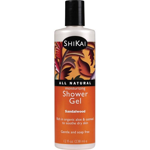 Shikai Sandalwood Shower Gel Bulk Saver Pack - 9x12 FZ, Natural Body Wash for Men & Women, Relaxing Aromatherapy for Spa-Like Shower Experience