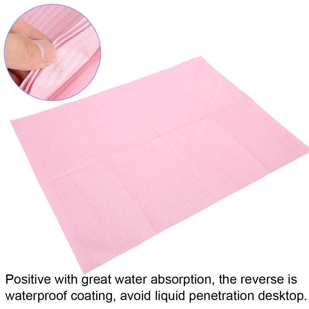 125pcs Disposable Nail Table Pads for Salon Professionals - Waterproof Nail Art Practice Mat, Manicure Cushion Pad for Nail Technicians & Students - Perfect for Salon, Home Practice & Nail Art Training