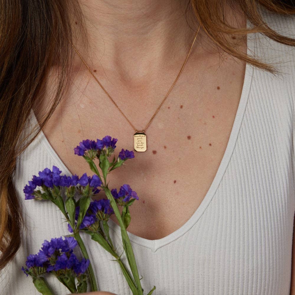 You Can Do Hard Things Necklace for Women - Inspirational Jewelry Gift for Her - Perfect for Motivation, Empowerment & Daily Wear