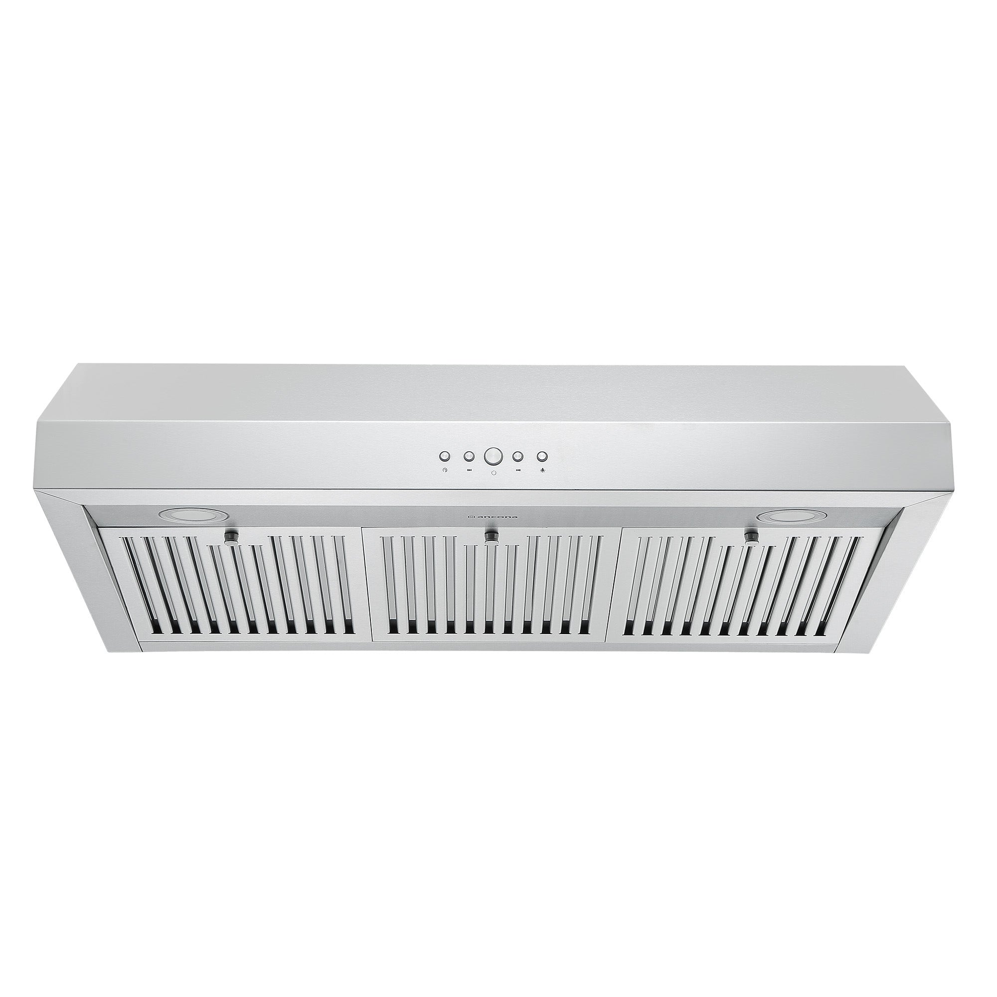 Ancona 36-Inch 440 CFM Stainless Steel Ducted Under Cabinet Range Hood - Powerful Kitchen Ventilation for Smoke & Odor Removal - Perfect for Home Cooking & Grilling