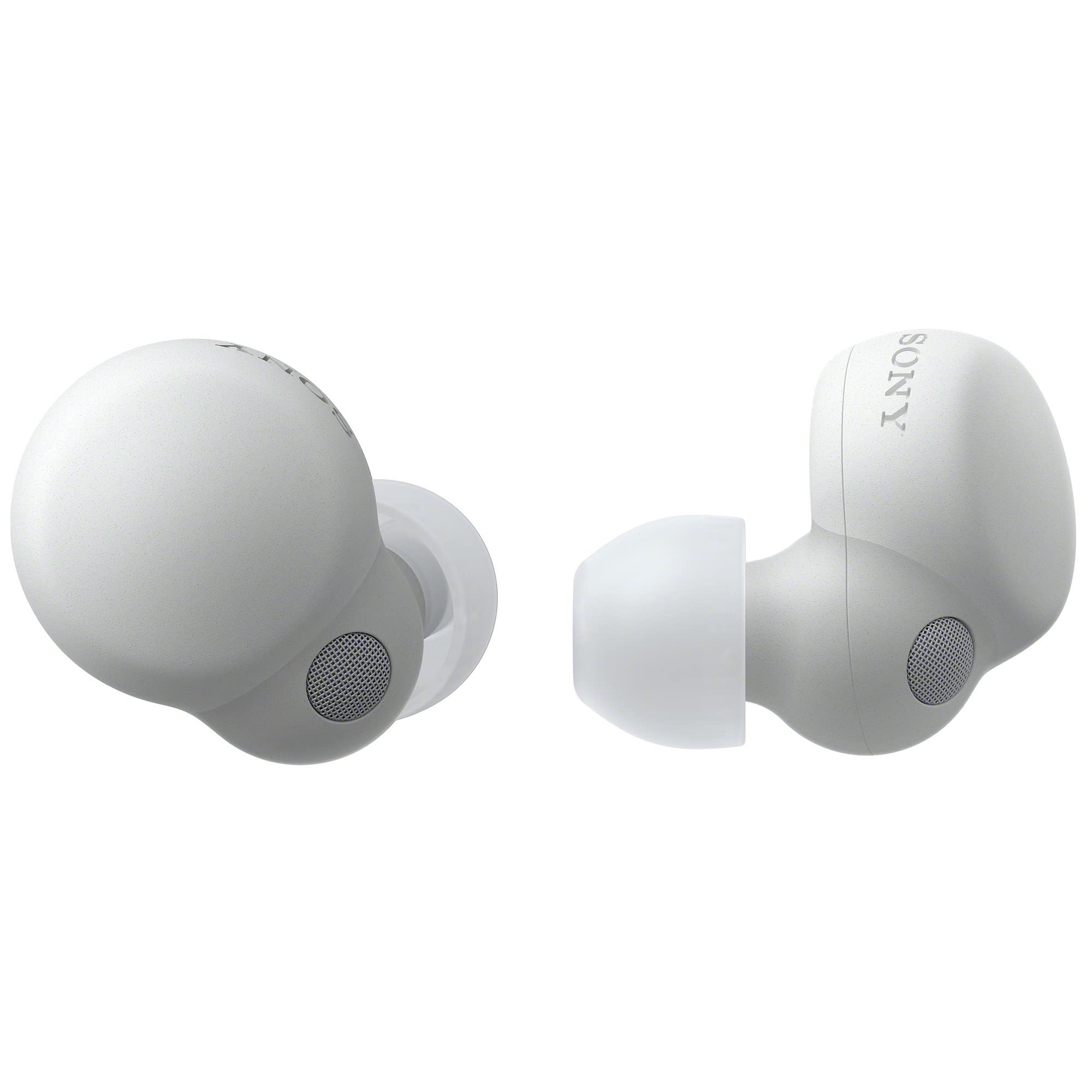 Sony LinkBuds S Truly Wireless Noise Canceling Earbuds with Charging Case - White | Bluetooth 5.2 | IPX4 Waterproof | 20hr Battery Life | Perfect for Workouts, Commuting & Travel (2-Piece Bundle)