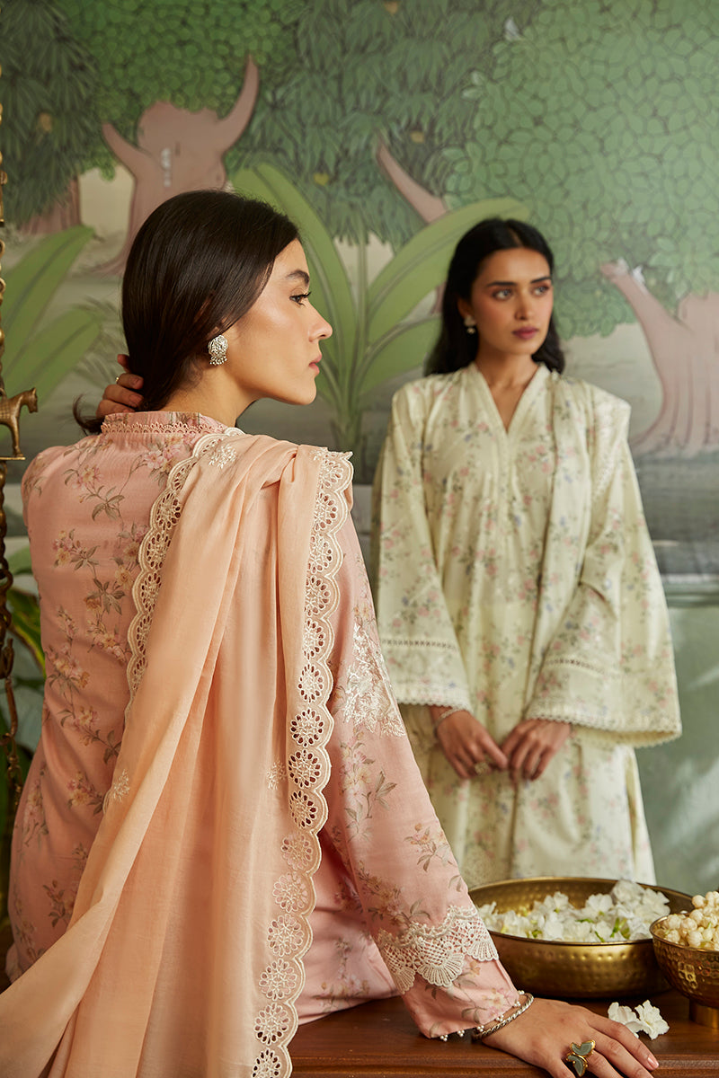 Minty Mellow 3-Piece Outfit Set - Stylish Shirt, Comfortable Trousers & Elegant Dupatta for Women | Perfect for Casual Wear, Office Outfits & Special Occasions