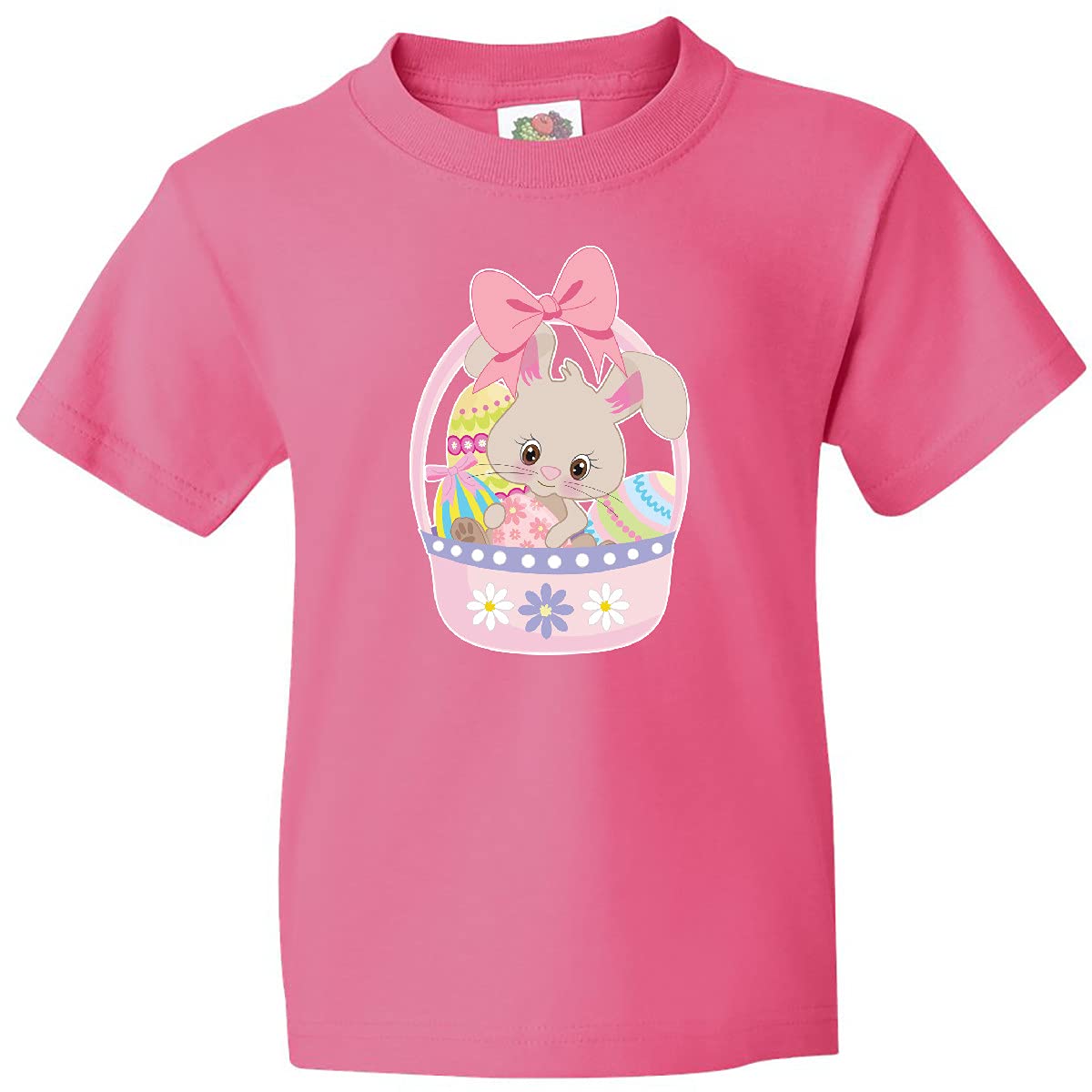 Easter Bunny T-Shirt for Kids - Easter Basket Design for Holiday Fun