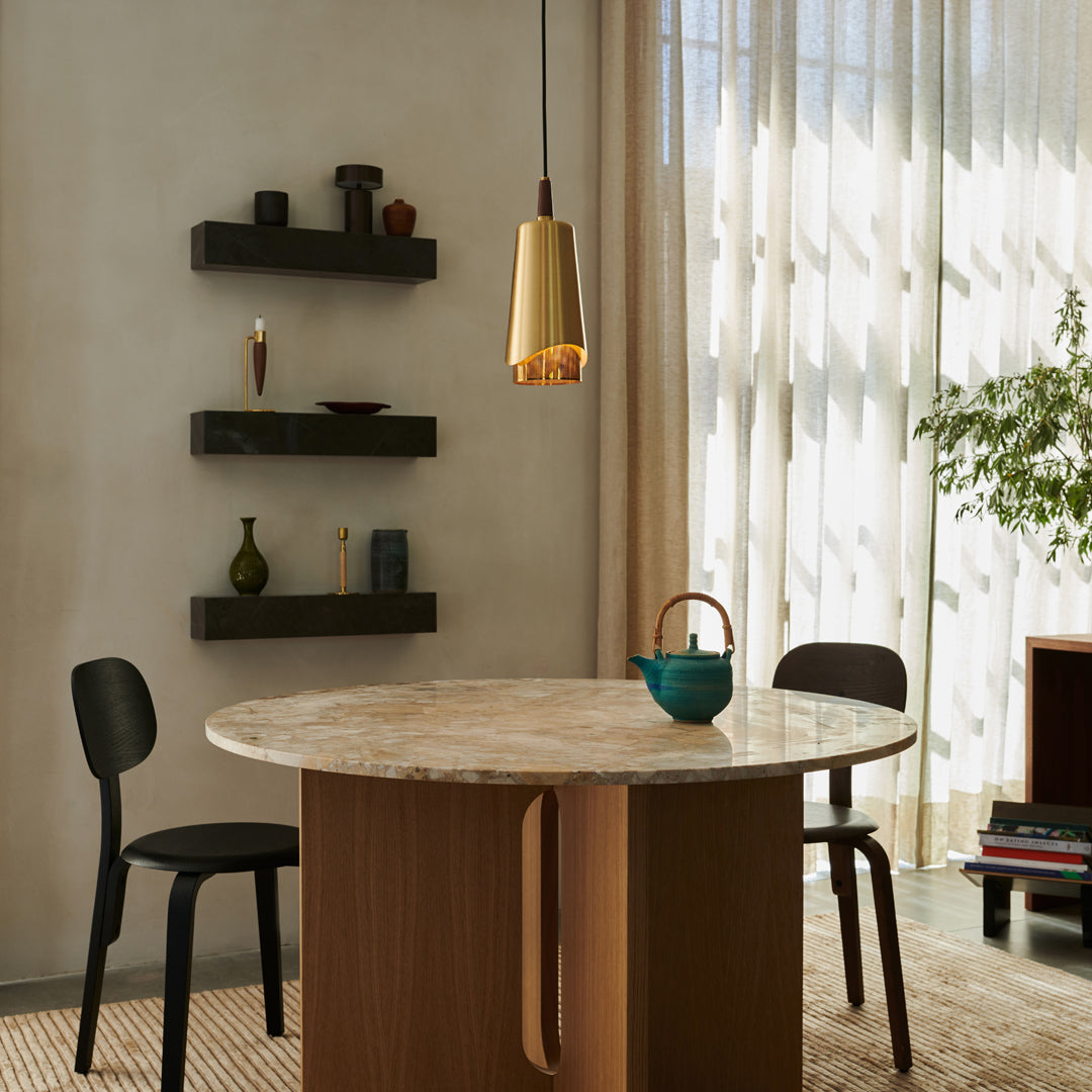 Stylish Androgyne Dining Table - Modern & Versatile for Kitchen, Dining Room, or Office | Perfect for Small Spaces & Entertaining Guests