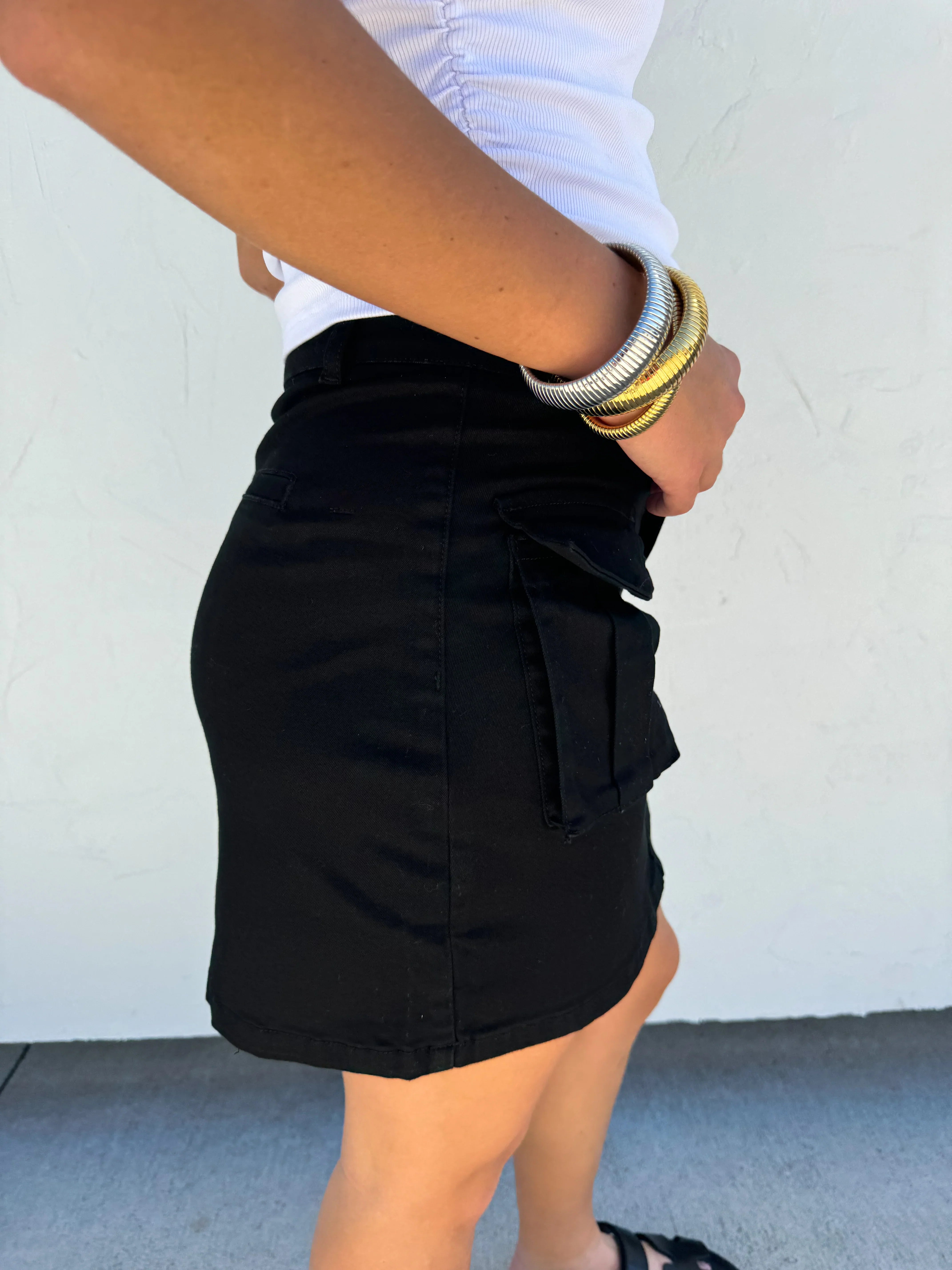 PREORDER: Carly Cargo Skirt - Women's Fashion Utility Skirt with Pockets in Multiple Colors | Perfect for Outdoor Adventures, Travel & Casual Wear