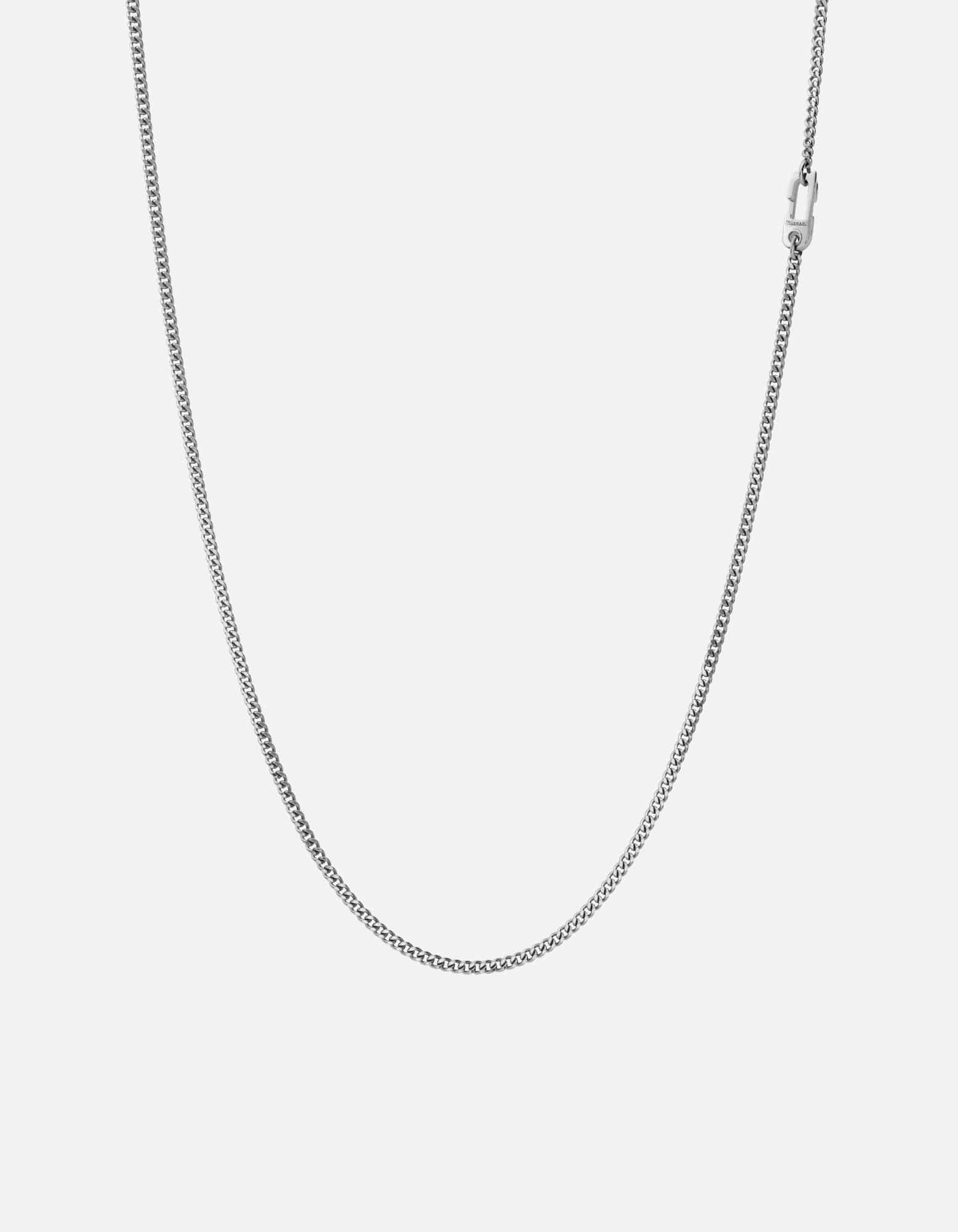 2mm Mini Annex Chain Necklace - Sterling Silver 925 Delicate Layering Necklace for Women, Perfect for Everyday Wear, Gift Giving & Special Occasions