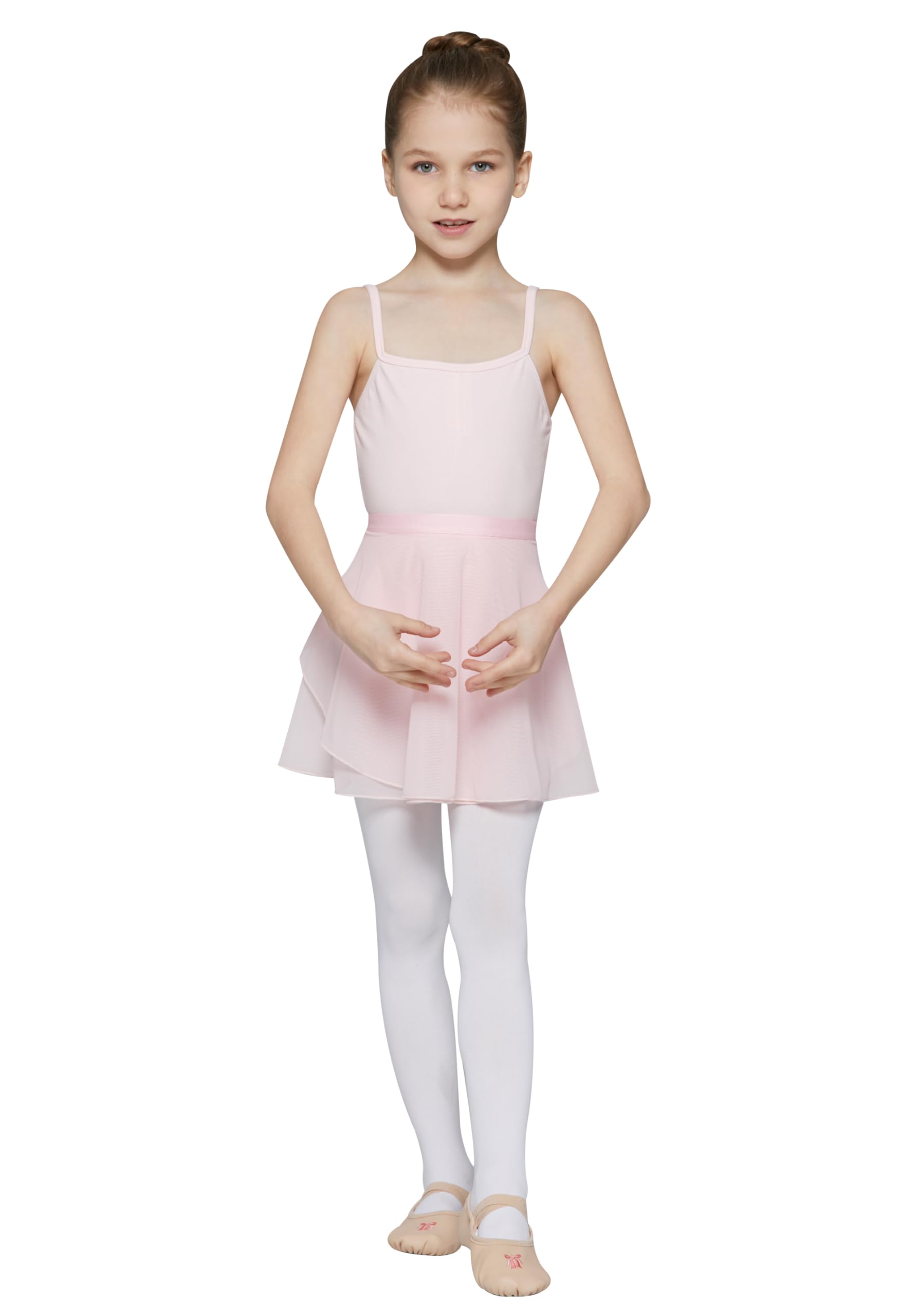 MdnMd Girls Ballet Skirt Tutu Dance Dress for Toddlers & Kids - Soft Tulle Ballet Skirt for Dance Class, Recital, Performance & Playtime