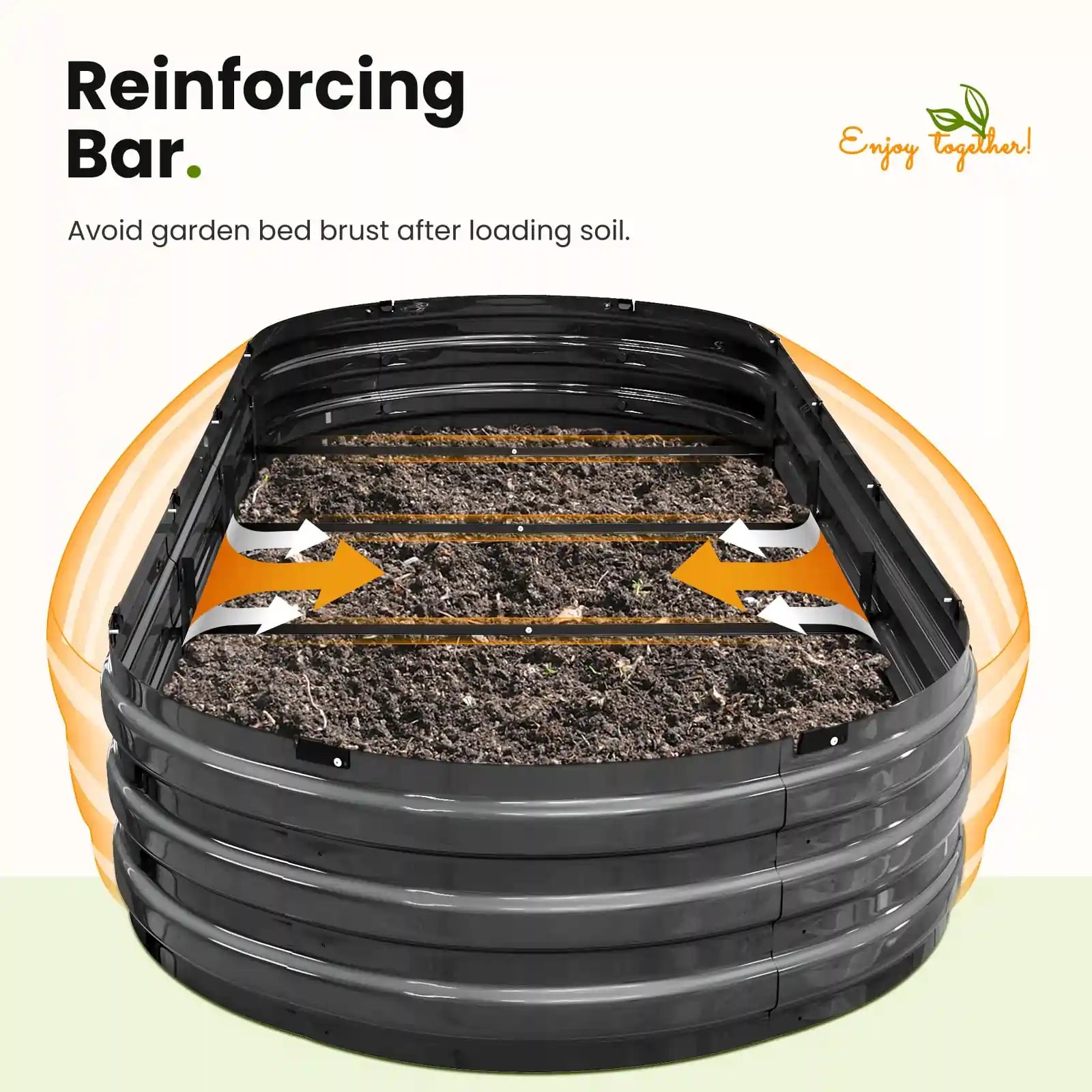 Sturdy Screwless Raised Garden Bed Kit - Easy Assembly Elevated Planter Box for Vegetables, Flowers & Herbs - Perfect for Backyard, Patio & Urban Gardening