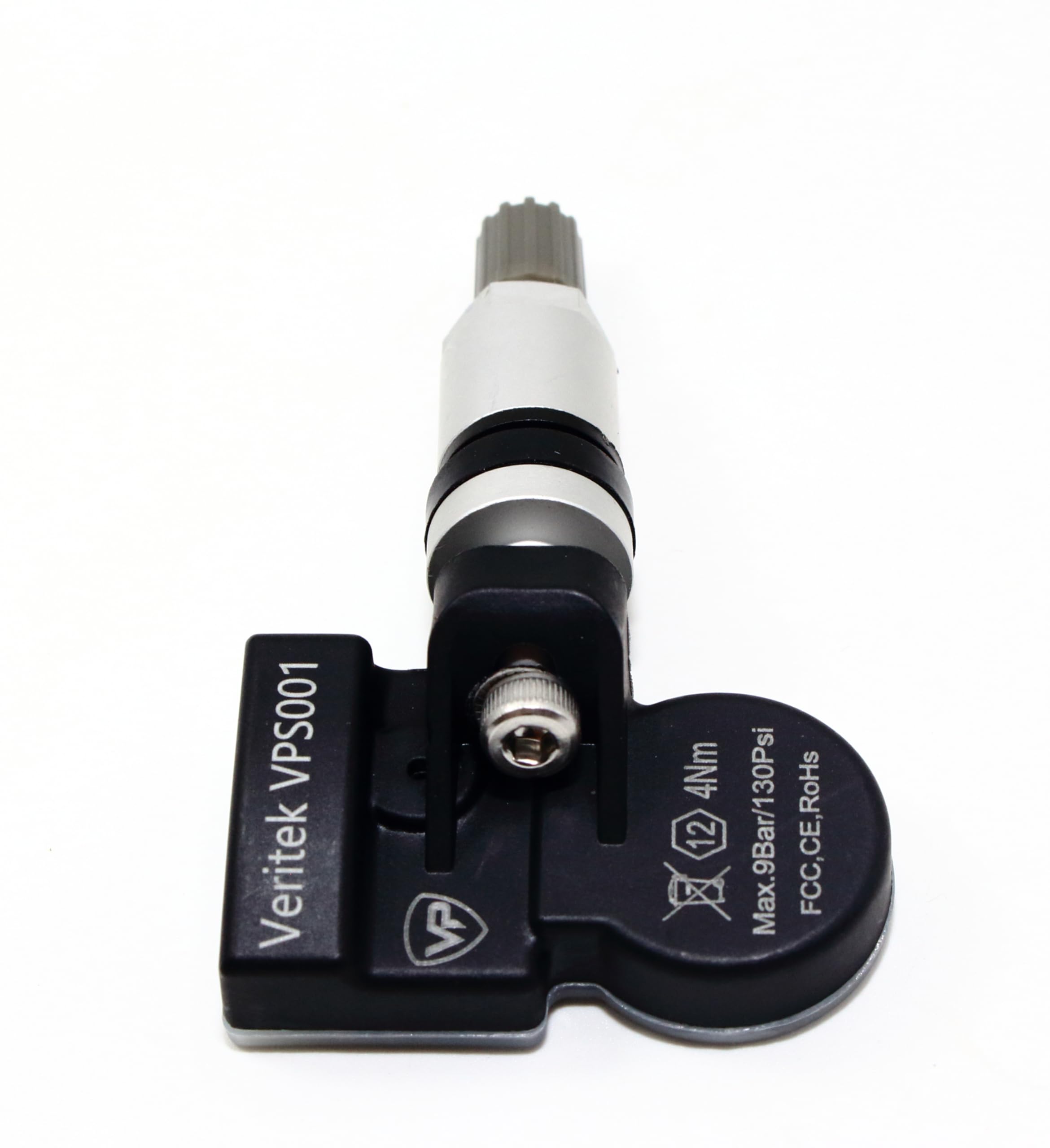 Veritek Performance Set of 4 MXSA001 TPMS 433MHz Tire Pressure Monitoring Sensors for Mercedes-Benz - Replaces OEM 0009050030, 0009057200, 0009054100 - Includes Silver Aluminum Valve Stems - Perfect for Mercedes C-Class, E-Class, S-Class & More