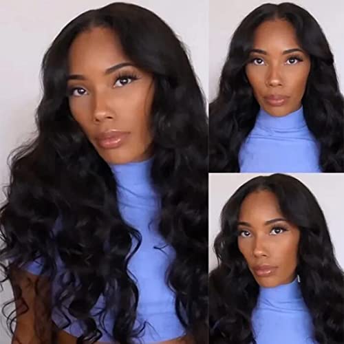 UNICE V Part Wig 18 Inch - 180% Density Brazilian Virgin Human Hair Body Wave U Part Wigs for Women | No Gel, No Leave Out, No Sew-in, No Lace | Beginner Friendly | Perfect for Daily Wear, Parties & Special Occasions