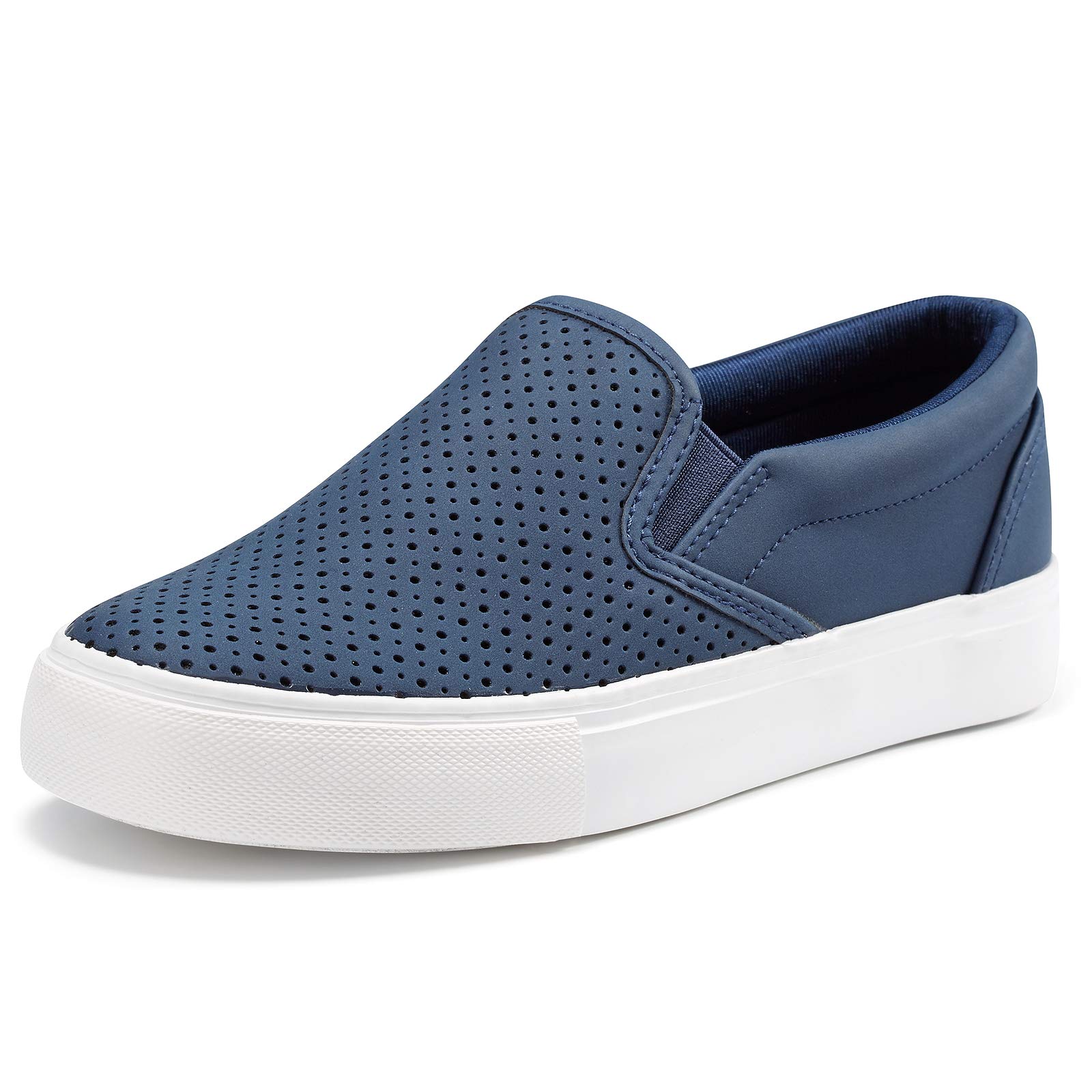 JENN ARDOR Women's Slip-On Sneakers - Comfortable Walking Shoes for Women | Fashion Casual Flats for Everyday Wear, Travel & Work