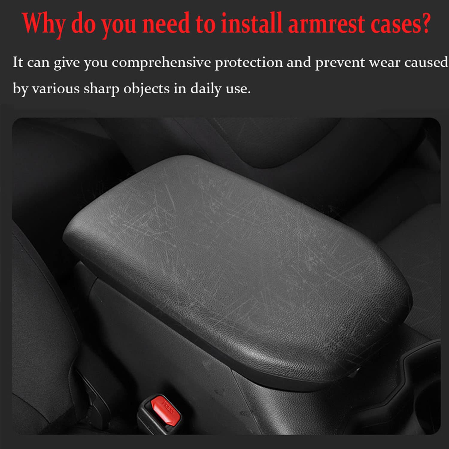 Premium Center Console Armrest Cover for Honda Accord 2013-2017 - Durable Replacement Lid with Soft Cushioning | Perfect for Road Trips & Daily Commuting