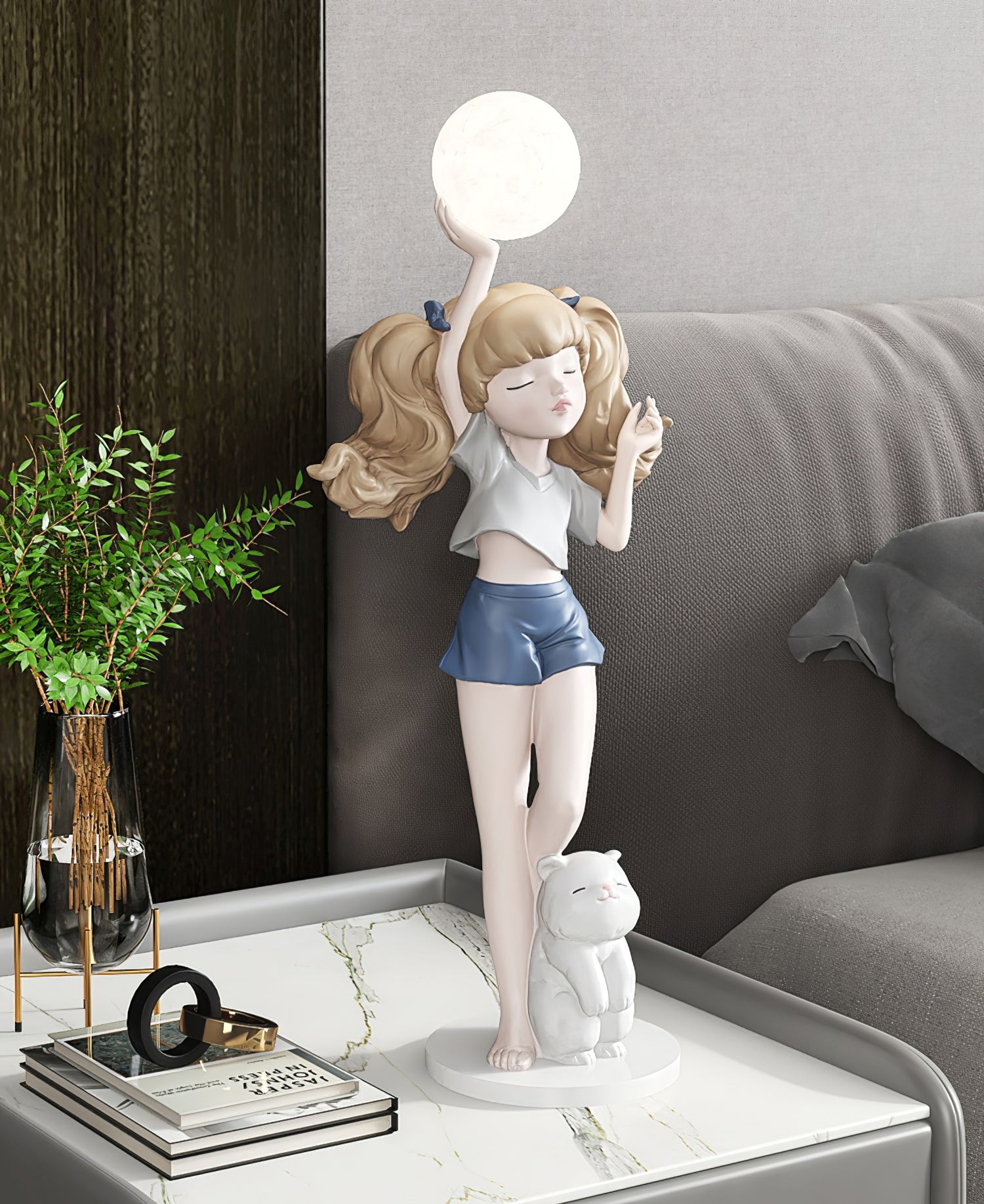 Elegant Ballet Girl Floor Lamp - Adjustable LED Dancer Light for Bedroom, Living Room & Nursery - Perfect for Kids Room Decor & Dance Studio Lighting