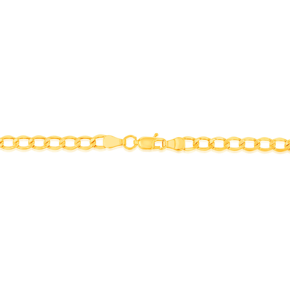 9ct Silver Filled Curb Chain Necklace 50cm 100 Gauge - Durable & Stylish Jewelry for Women & Men - Perfect for Layering, Gifts & Everyday Wear