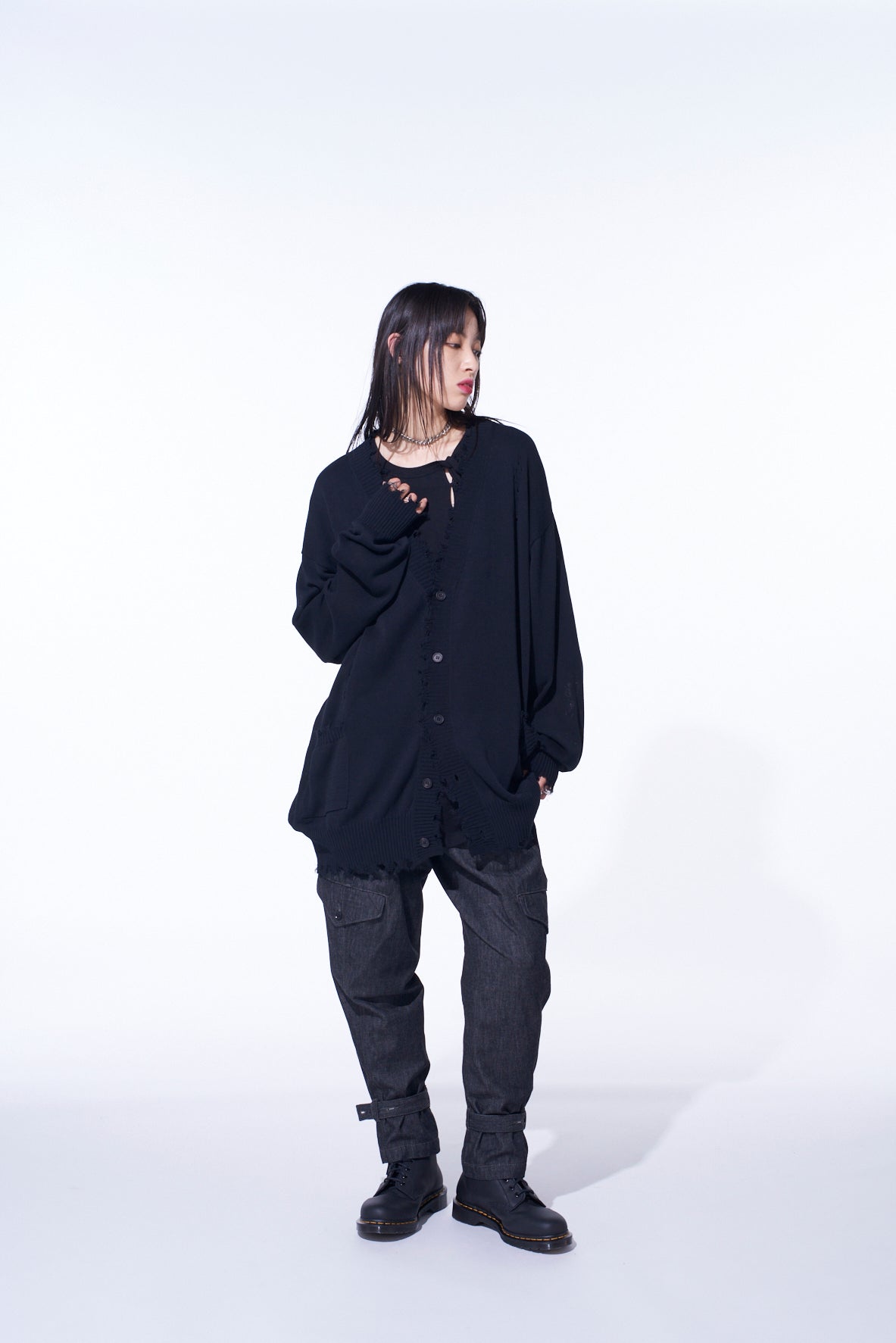 Compact Twist 10g Damaged Knit Cardigan for Women - Cozy Lightweight Open Front Sweater for Fall Layering & Casual Outfits