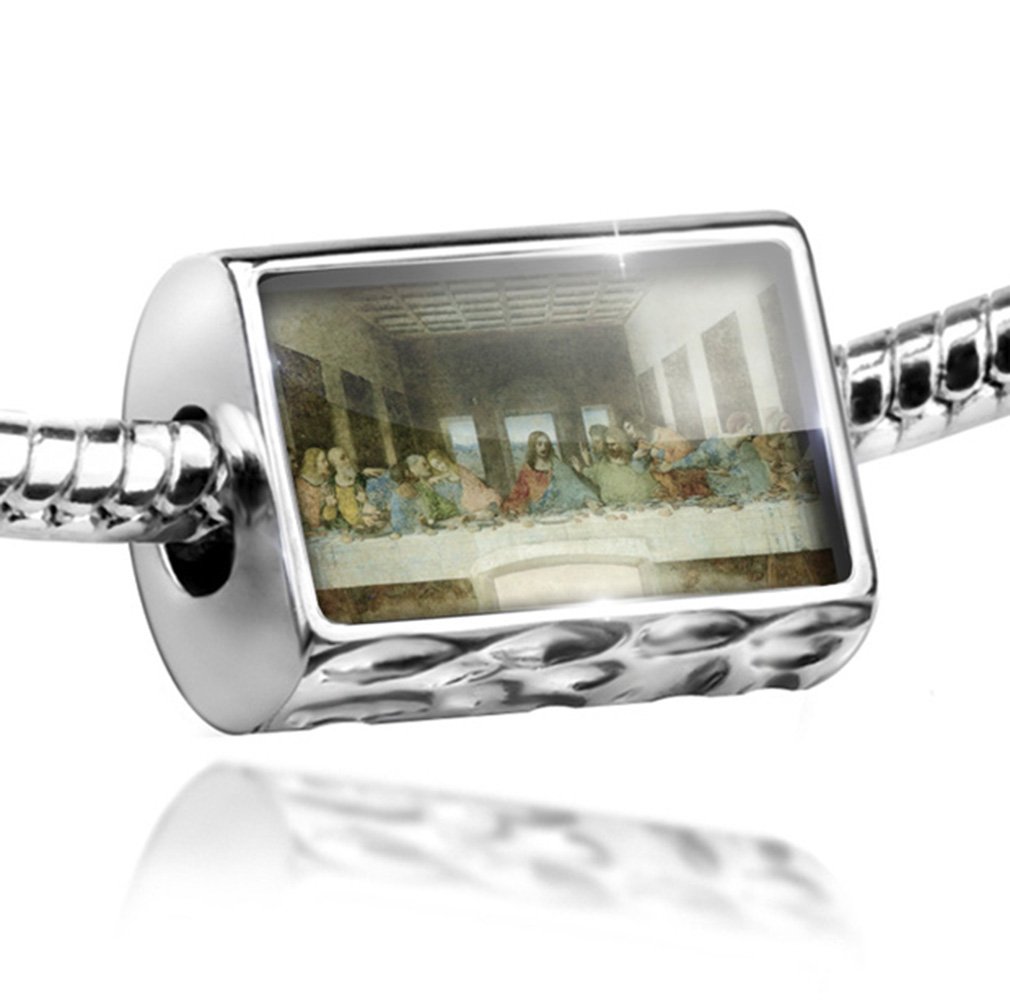The Last Supper Charm Beads - Compatible with All European Bracelets for Religious Jewelry & Gifts