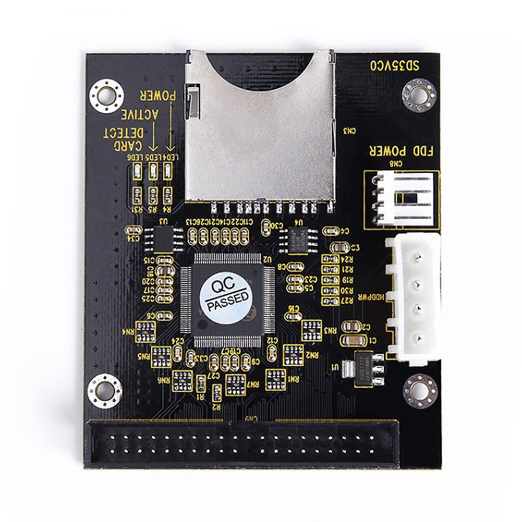 Tlily 5X SD to 3.5 Inch IDE 40 Pin Converter Card - IDE SD Card Adapter for SSD Embedded Storage & IDE Expansion - Perfect for Data Recovery, Legacy System Upgrades, and Industrial PC Applications