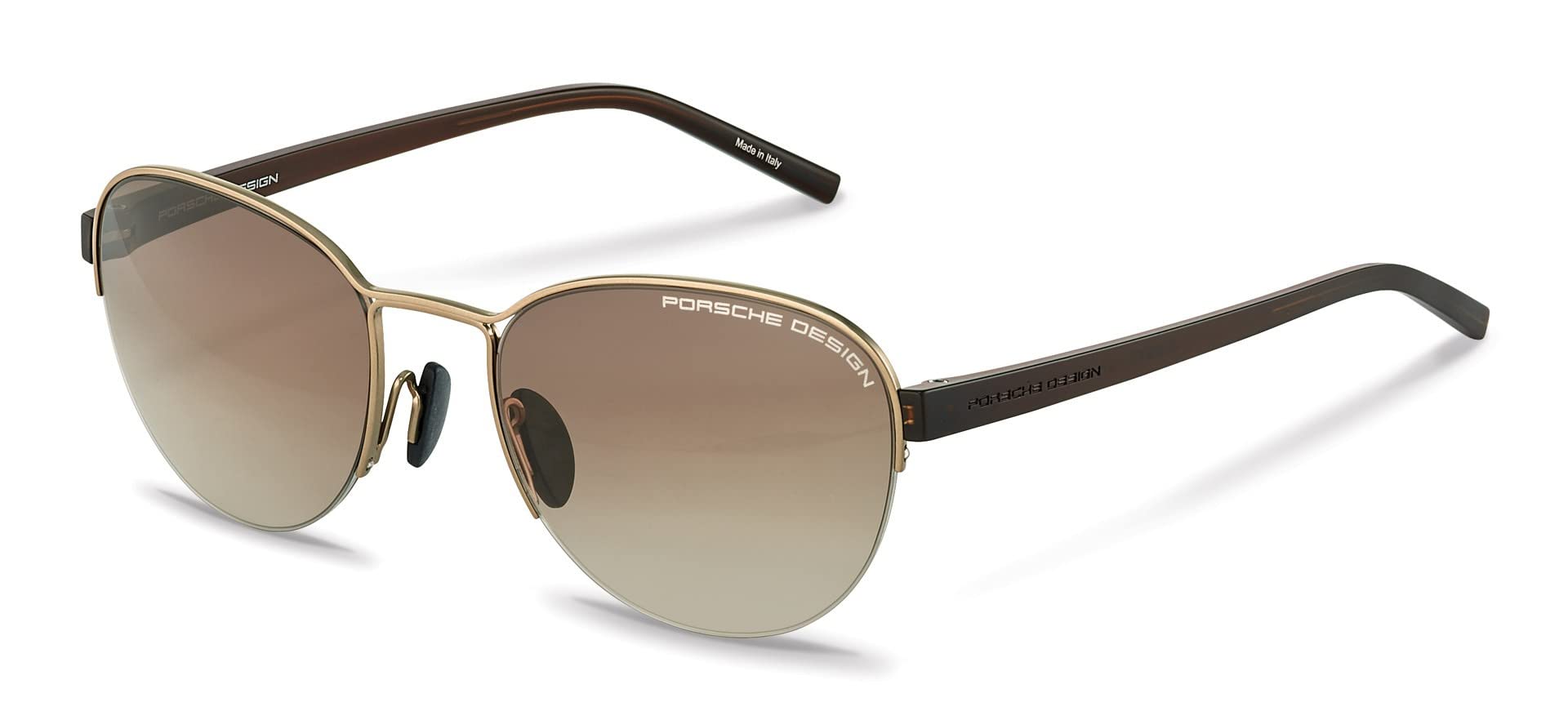 Porsche Design Modern Sunglasses for Men & Women - UV Protection Polarized Lenses - Stylish Driving, Outdoor, Travel & Fashion Accessories