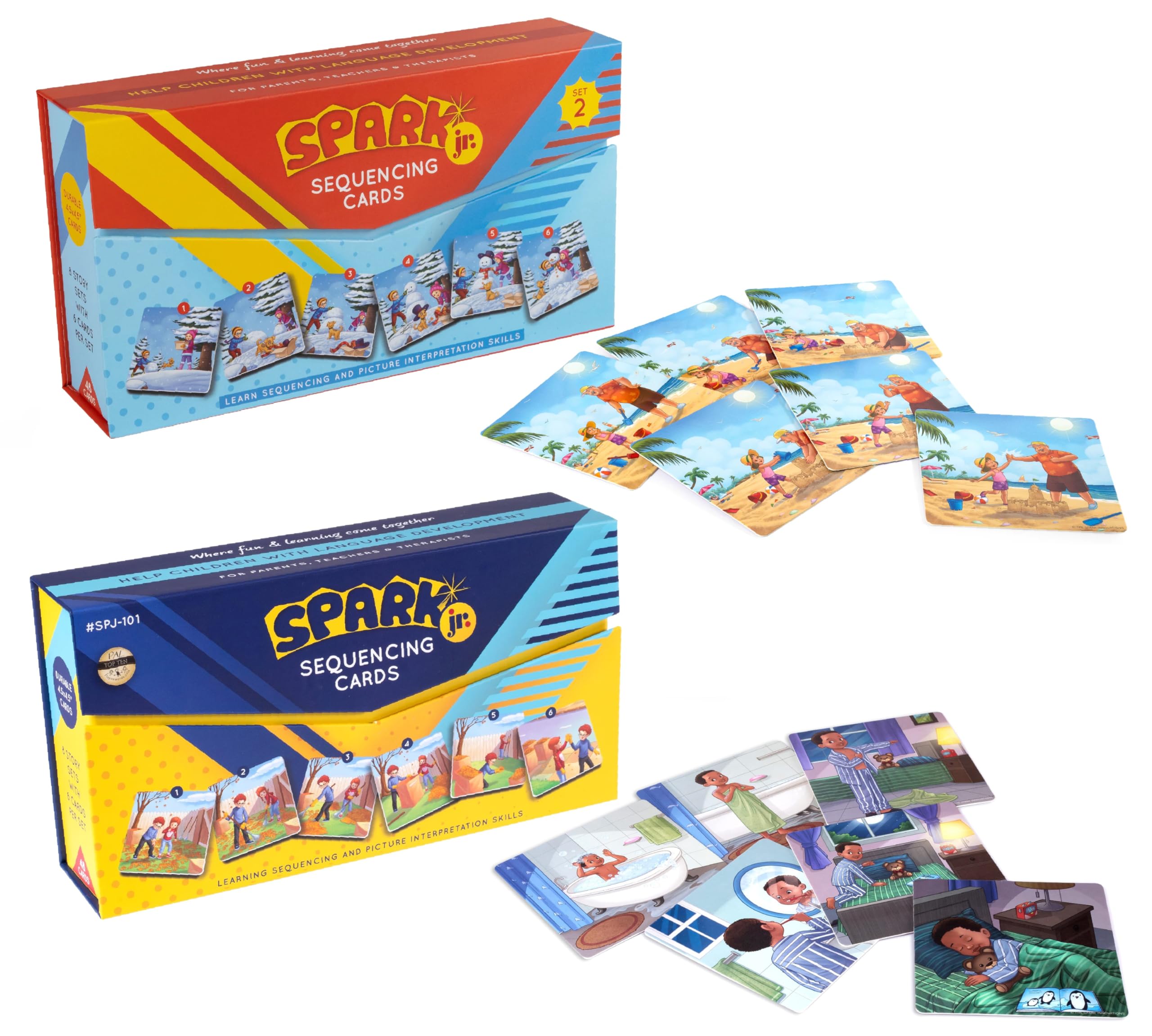 Sequencing Cards for Kids - Storytelling Picture Cards Set for Speech Therapy, Homeschool & ESL Learning - Social Skills Development & ELL Teaching Materials - Perfect for Classroom, Home & Therapy Use
