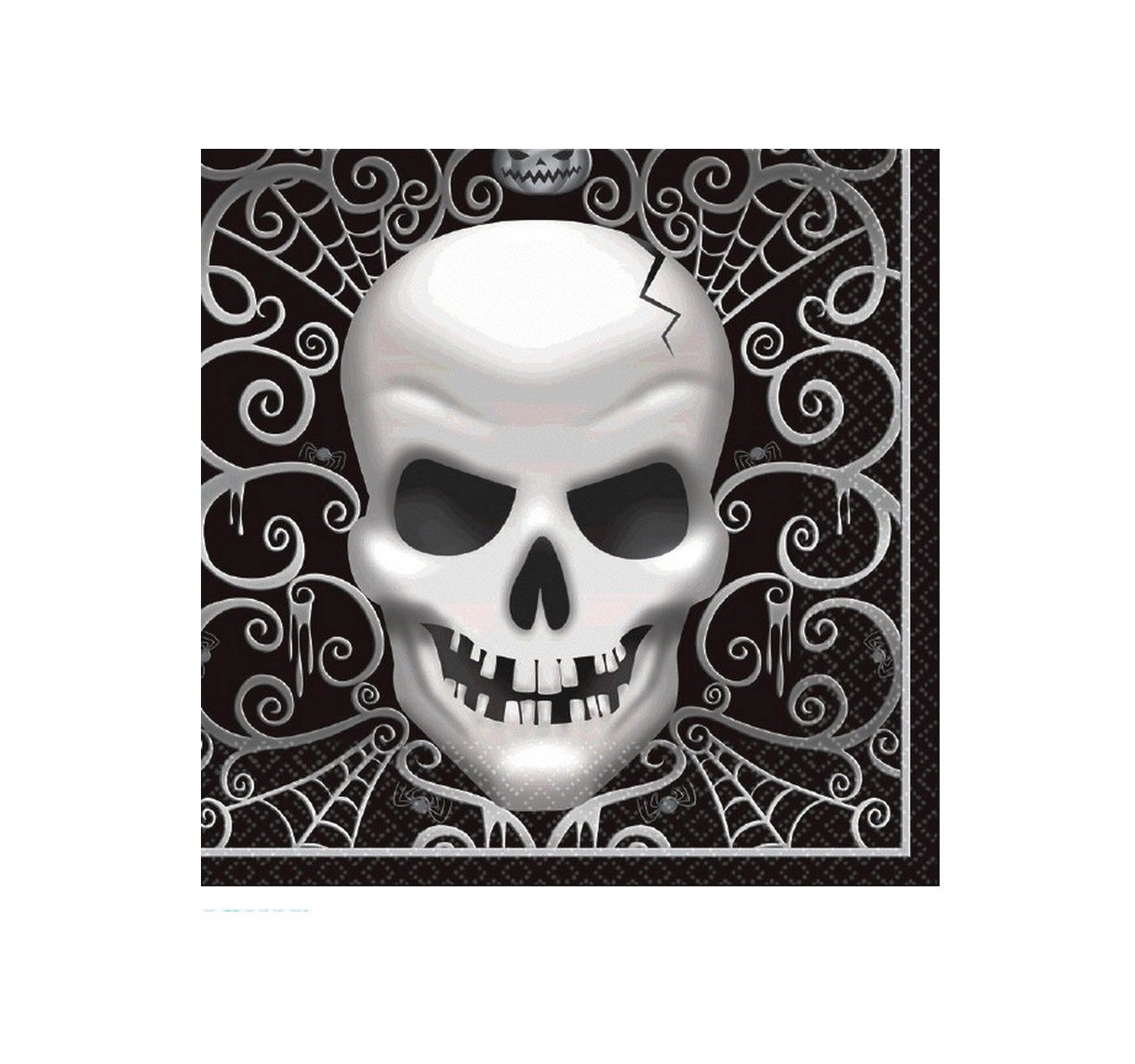 Halloween Party Napkins - 36 Pack Disposable Lunch Napkins for Spooky Decorations, Trick or Treat, and Themed Celebrations
