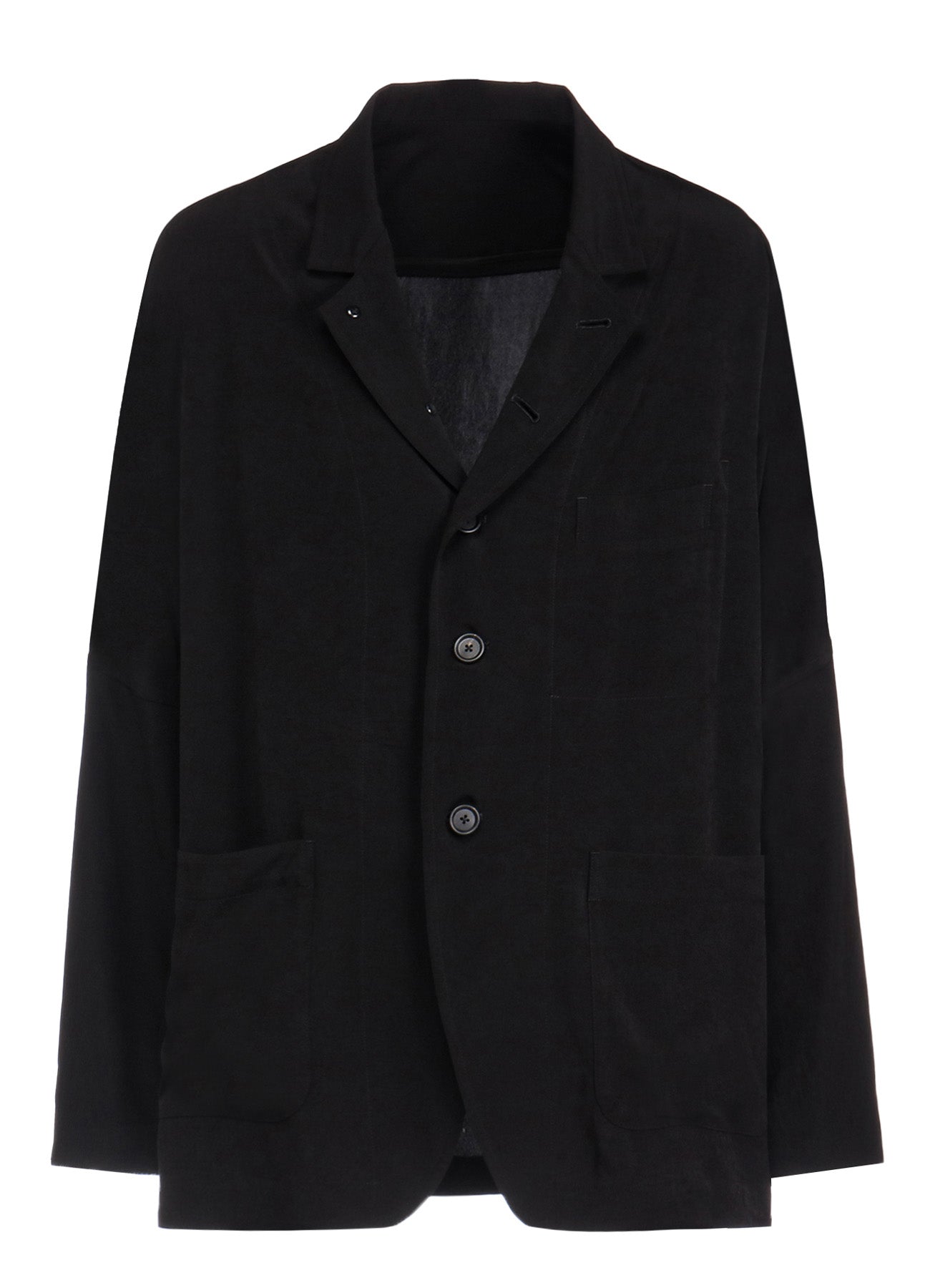 Elegant Crepe de Chine Raglan Sleeve Jacket for Women - Lightweight & Stylish Blazer for Office, Dinner & Special Occasions
