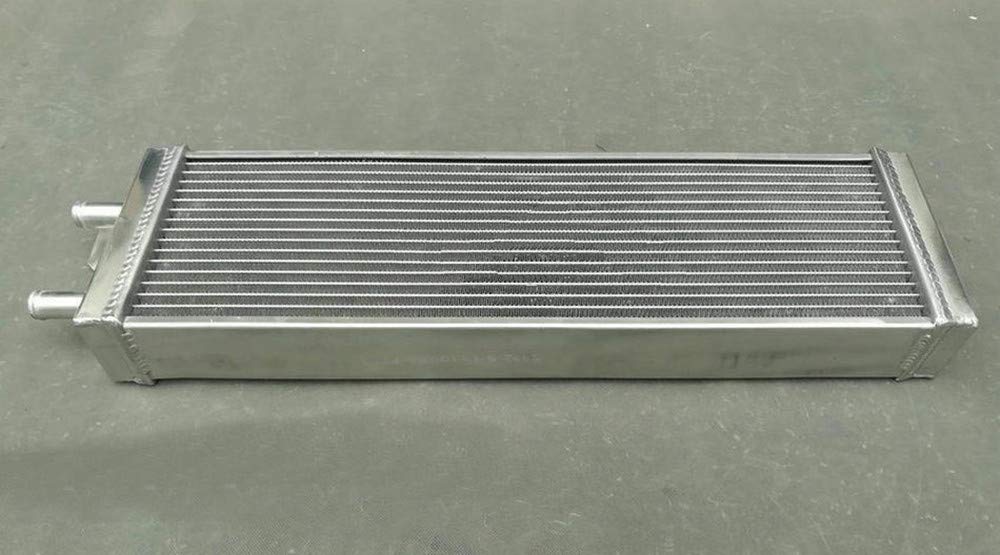 Universal Aluminum Air to Water Intercooler & Liquid Heat Exchanger with Fans - High Performance Cooling for Turbocharged Engines, Racing & Off-Road Vehicles