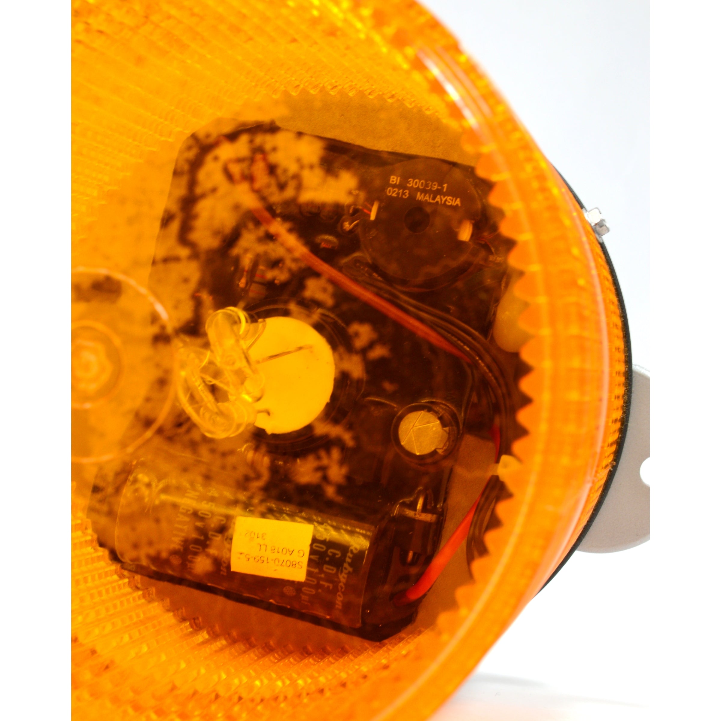 New in Box STAR WARNING SYSTEMS Model 240CFQ Orange Amber Strobe Light - Emergency Vehicle Safety Warning Light for Trucks, Construction & Roadside Work