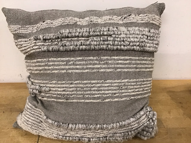 20 Sq. DKNY Gray Textured Area Rug - Soft Plush Bedroom Carpet for Living Room, Dorm & Home Decor