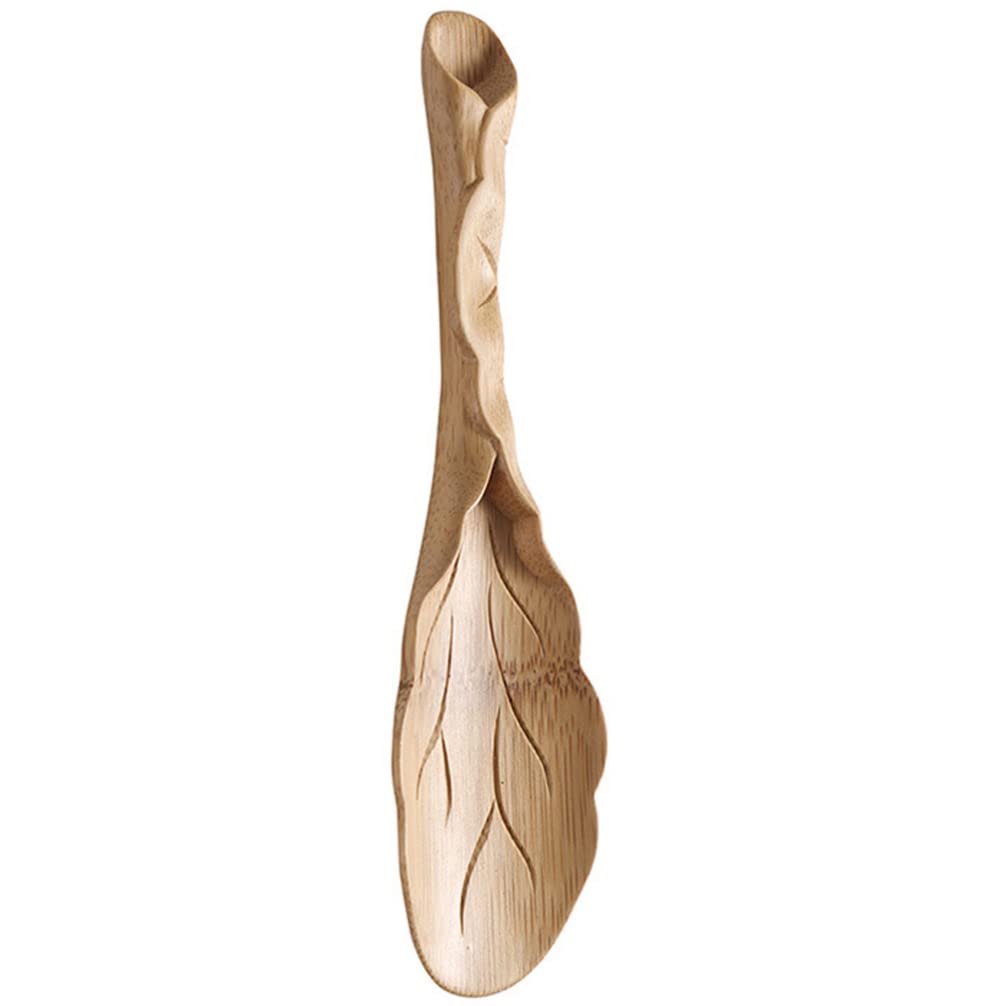 Premium Chinese Tea Set with Bamboo Leaf-Shaped Kung Fu Tea Scoop - Perfect for Loose Tea, Jam, Condiments, Seasoning & Ice Cream - Ideal for Tea Ceremonies, Gifts & Home Decor