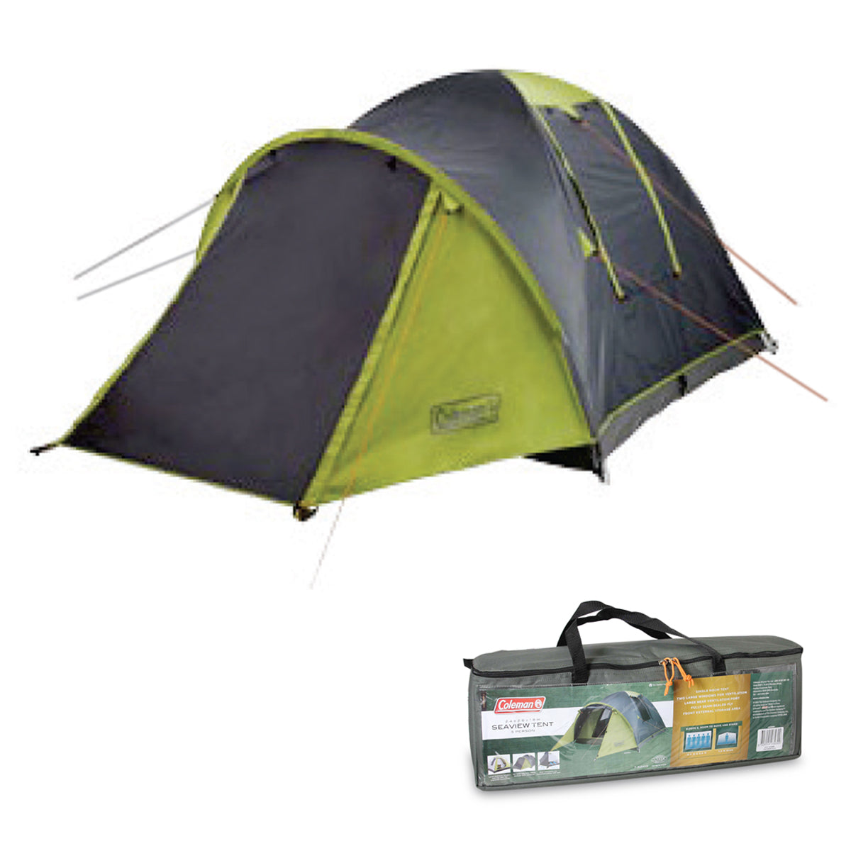 Coleman PUC 1303968 240X190CM Camping Tent - Lightweight Waterproof Outdoor Shelter for Hiking, Backpacking & Family Camping Trips
