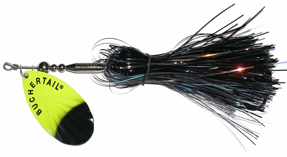 Buchertail 701 Tinsel Bucktail Jig - Premium Fishing Lures for Bass, Walleye & Trout - Perfect for Freshwater & Saltwater Fishing