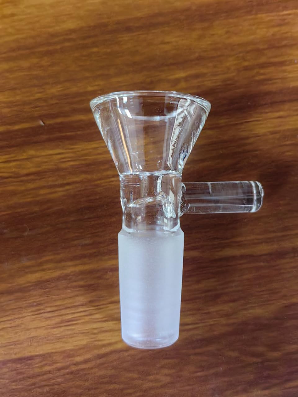 8PS Premium Glass Funnel - 19mm Small Lab Funnel with Ergonomic Handle - Scientific & Kitchen Use for Bottle Filling, Essential Oil Transfer, Spice Storage & DIY Projects
