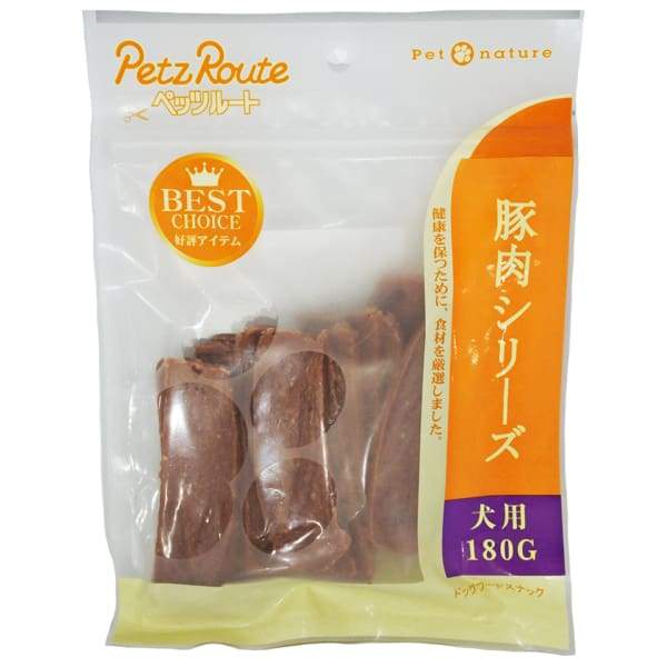 Petz Route Pork Sticks Dog Treats 180g - Natural Chews for Small & Large Dogs - High Protein Training Rewards & Dental Care Snacks - Perfect for Outdoor Adventures & Indoor Playtime