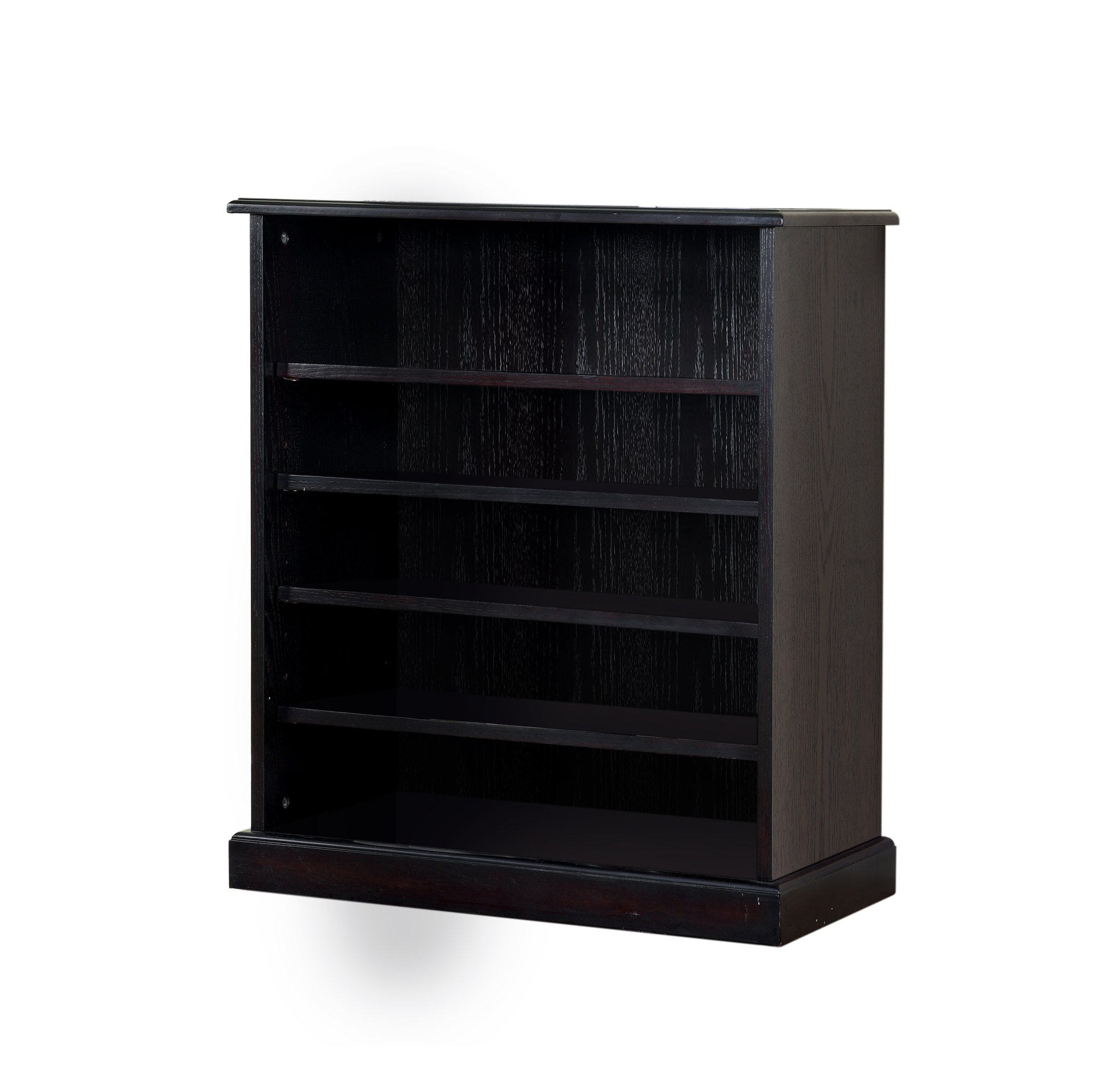 Furniture of America Laires 5-Tier Open Shoe Rack Organizer - Espresso Brown Wooden Storage Shelf for Entryway, Closet & Bedroom Organization