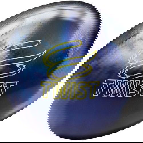 Brunswick Twist Blue Silver Bowling Ball - Professional Performance for Strikes & Spares | Perfect for League Play & Tournaments