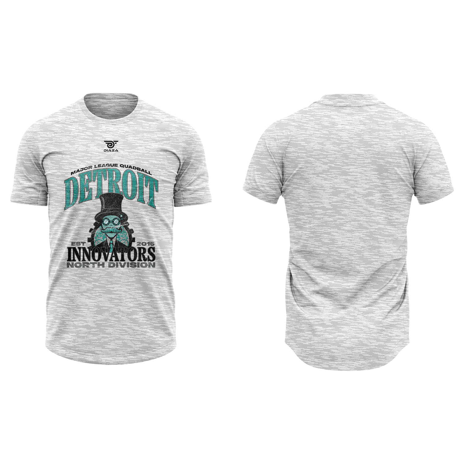 Detroit Innovators Vintage Jersey White - Retro Basketball Shirt for Men & Women - Perfect for Game Day, Sports Events & Casual Wear