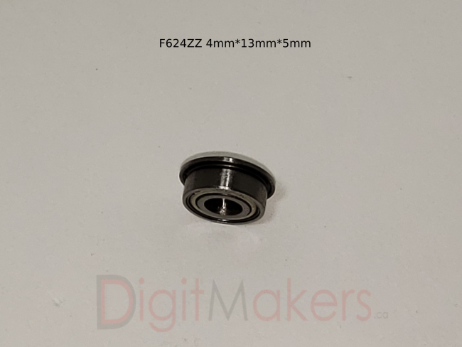 High-Quality F624ZZ Flange Ball Bearing - Miniature Deep Groove Shielded Ball Bearing for RC Cars, Drones, and Small Motors | Durable & Smooth Performance for DIY Projects and Industrial Applications