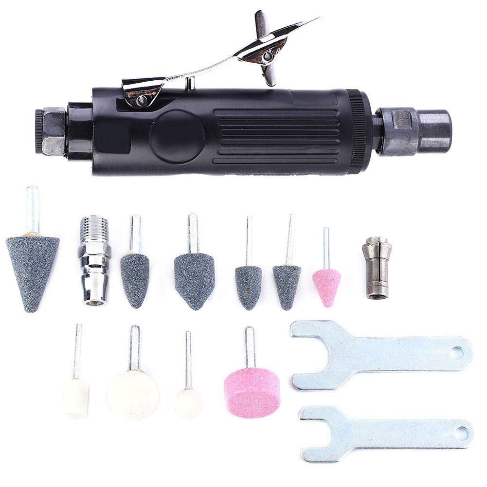 High Precision Pneumatic Die Grinder - Low Air Consumption Air Powered Tool for Metal Polishing & Grinding - Ideal for Automotive Repair, Metalworking & DIY Projects