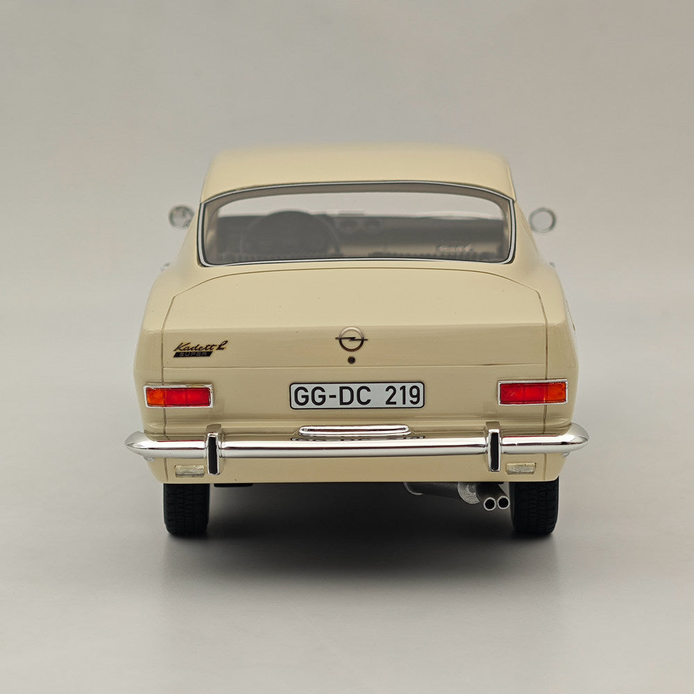 1:18 Scale CULT Opel Kadett B Coupe White 1966 Resin Diecast Model Car - Limited Edition CML137 - Vintage Car Collection Display for Home & Office Decor