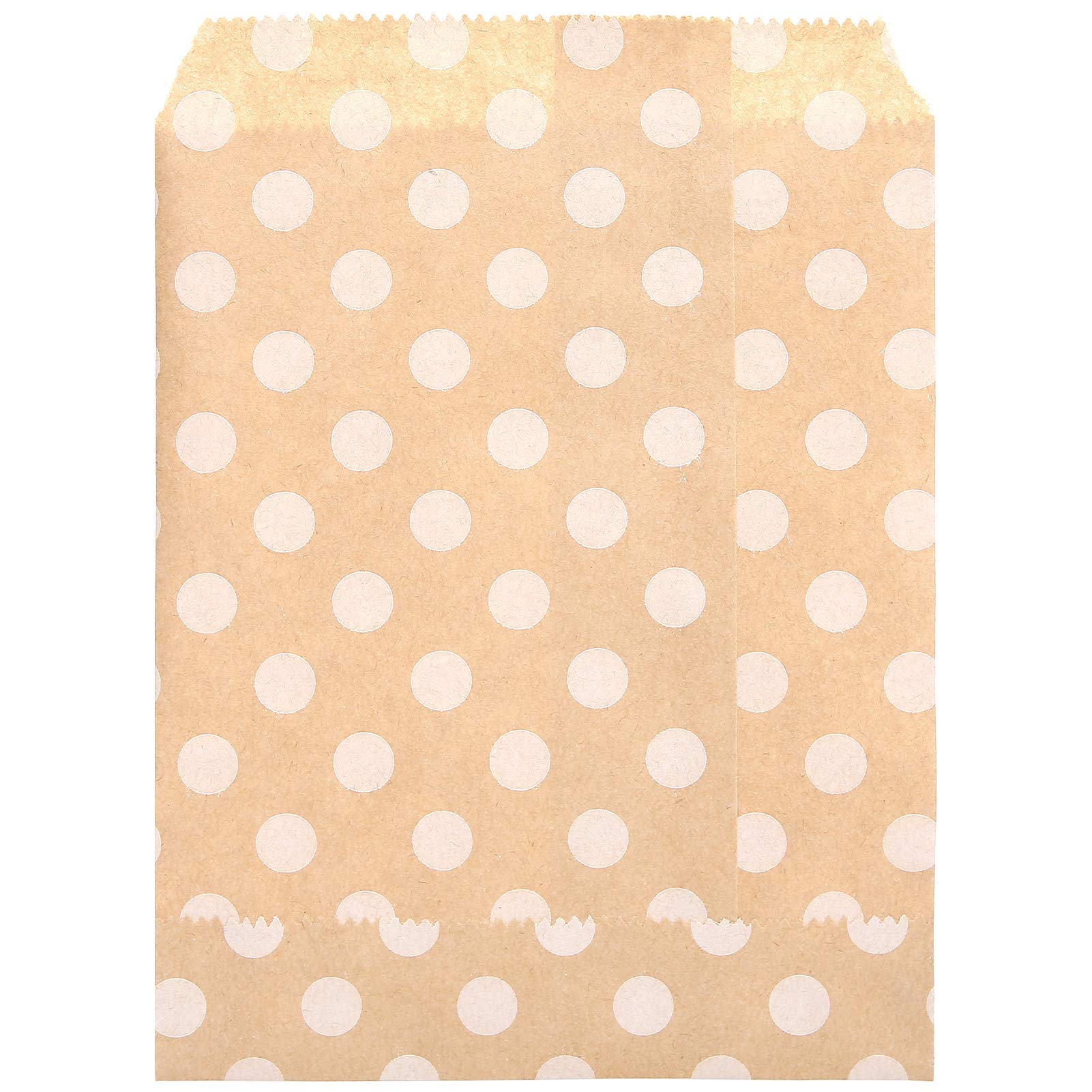 Eco-Friendly Kraft Brown Paper Snack Bags - 100 Pack Biodegradable Sandwich Bags for Bakeries, Cafes & Food Trucks | Perfect for Cookies, Pastries & On-the-Go Snacks