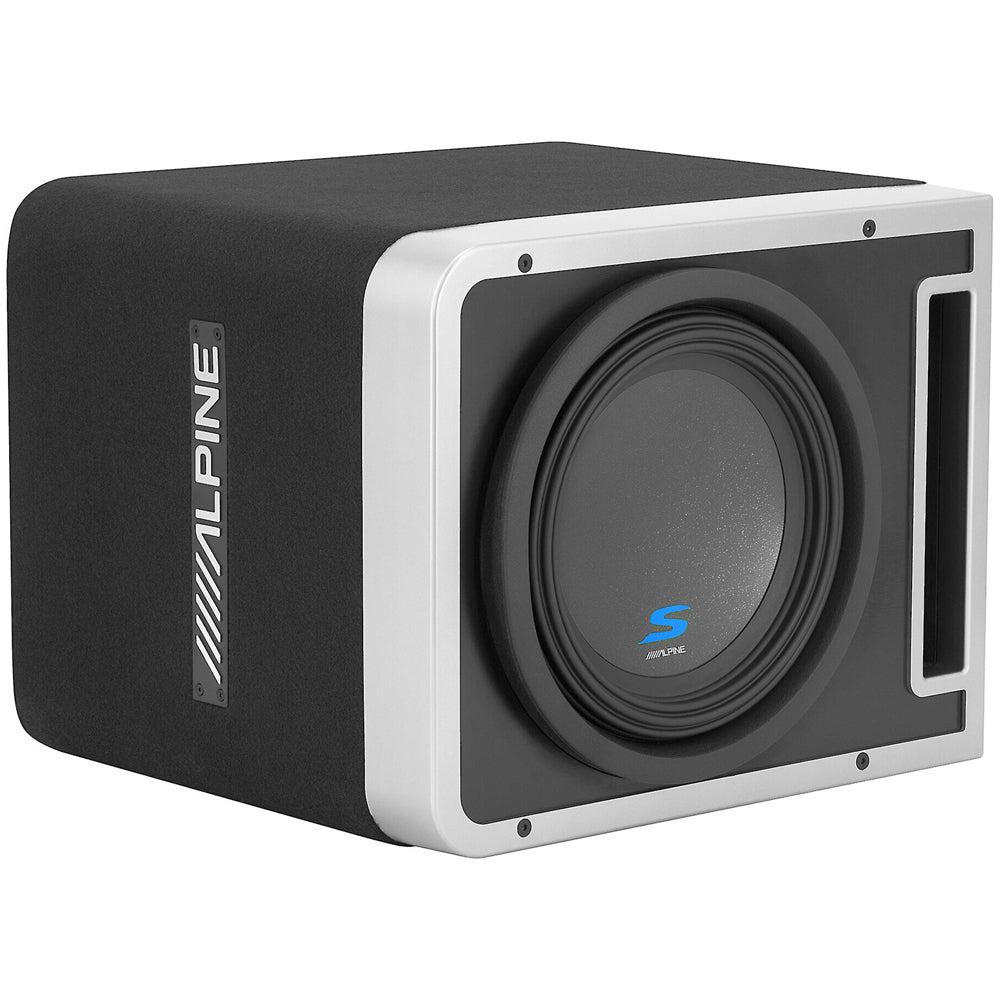 Alpine S SB10V PWR Halo S Series Subwoofer Power Package (S SB10V + KTA 200M) - High Performance Car Audio System for Bass Lovers | Perfect for Trucks, SUVs & Custom Car Audio Setups