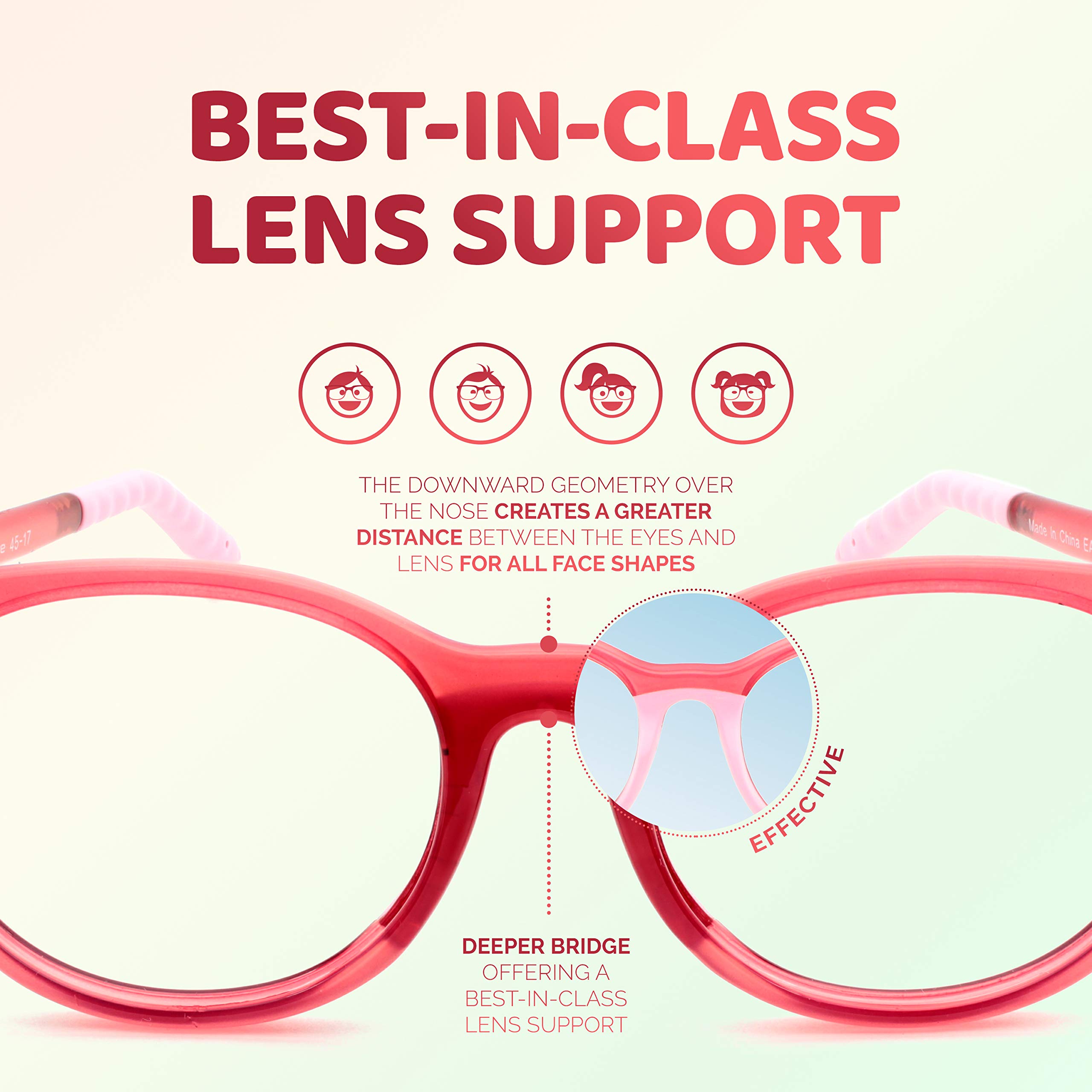 Unbreakable Kids Glasses 3011 - Flexible & Durable Children's Eyewear for School, Sports & Everyday Use | Tempo Fashion Glasses for Boys & Girls