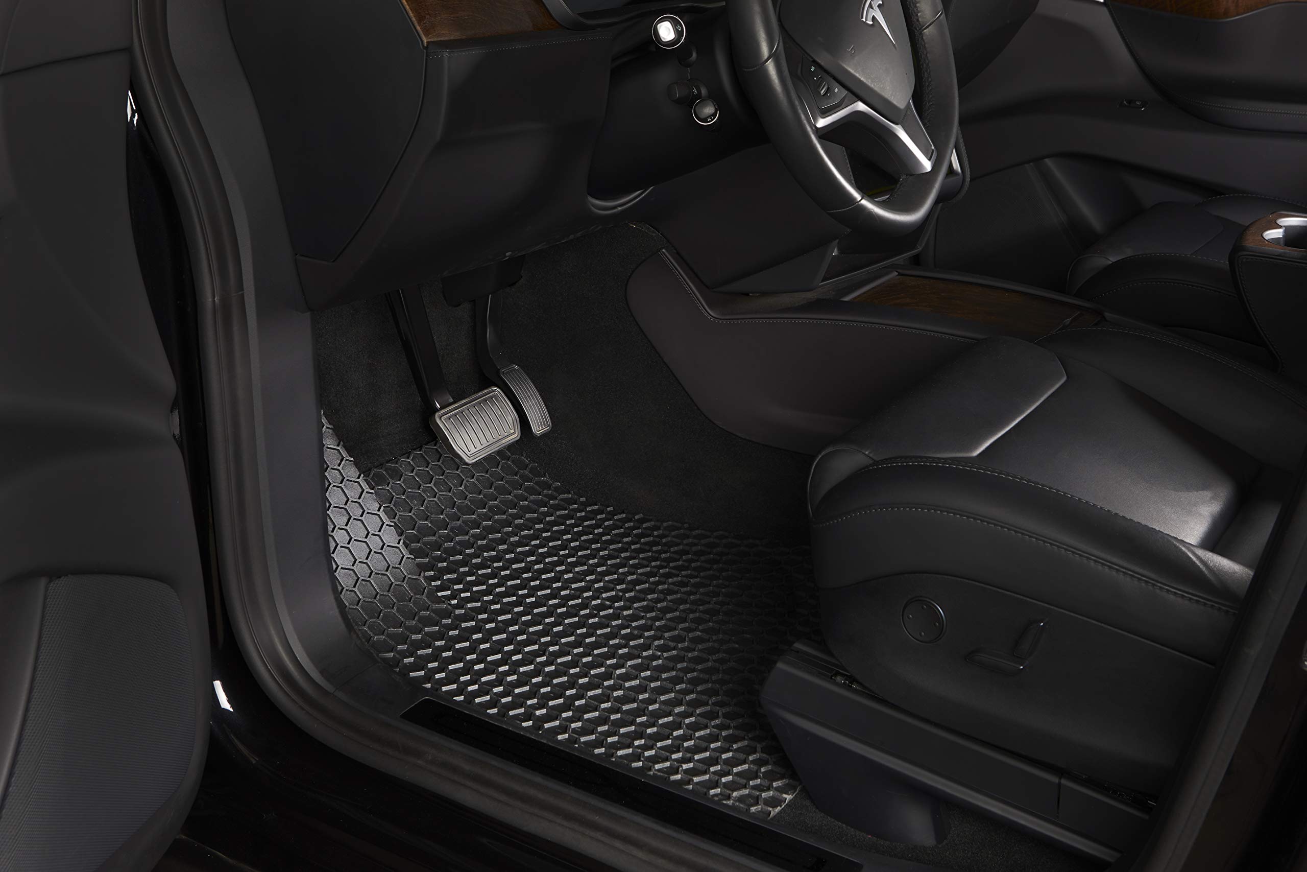 TOUGHPRO Heavy Duty All Weather Floor Mats for Honda Accord 2018-2022 - Front Row Set, Black Rubber Car Accessories (Made in USA) | Perfect for Rain, Snow & Mud Protection