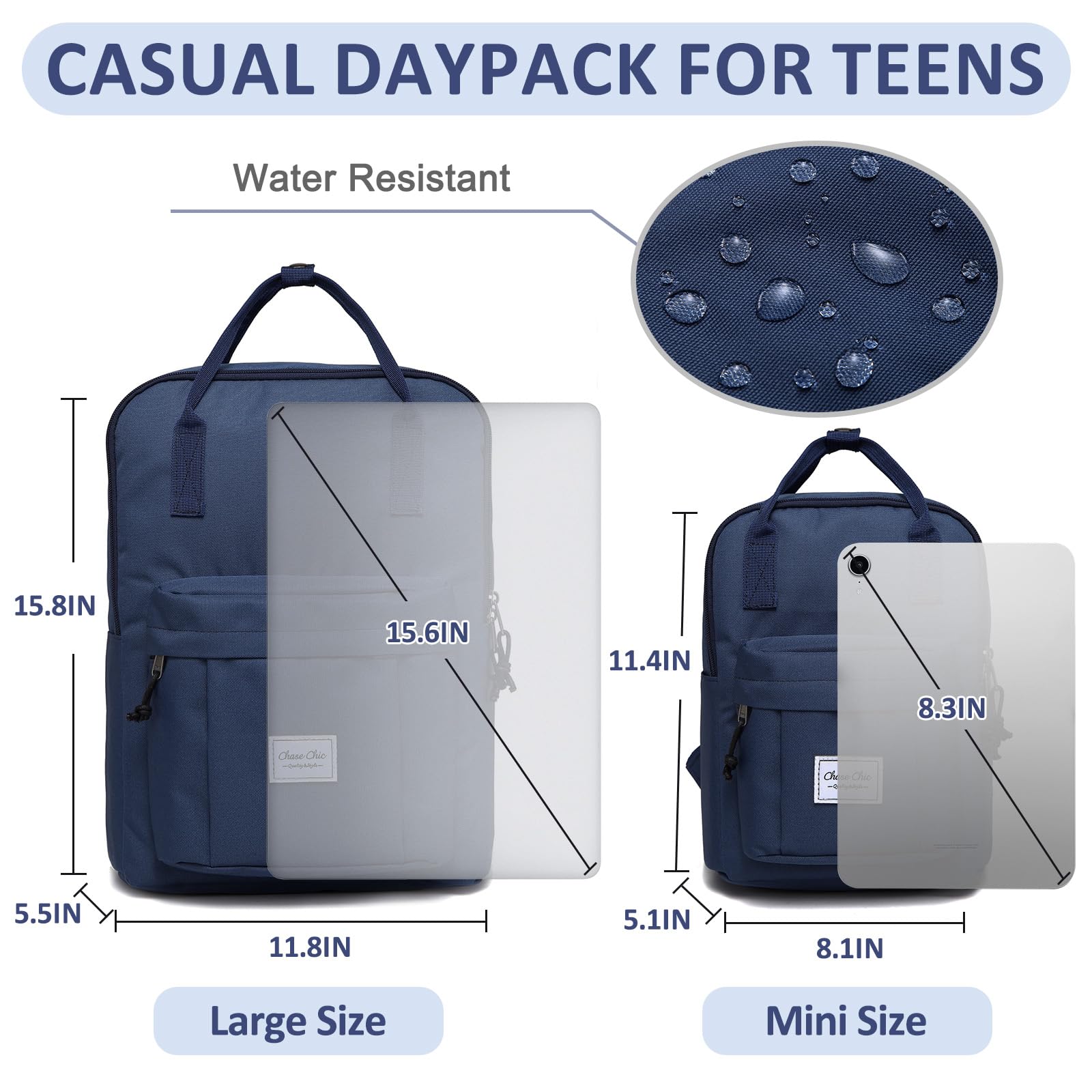 Stylish Anti-Theft School Backpack for Women - Waterproof & Travel-Ready
