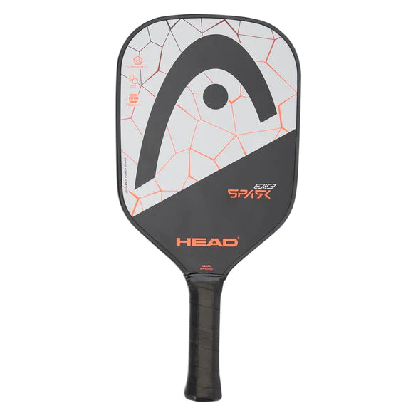 Head Spark Elite v1 Pickleball Paddle - USAPA Approved Lightweight Carbon Fiber Paddle for Competitive Play & Recreational Games - Perfect for Tournaments, Backyard Fun & Club Play