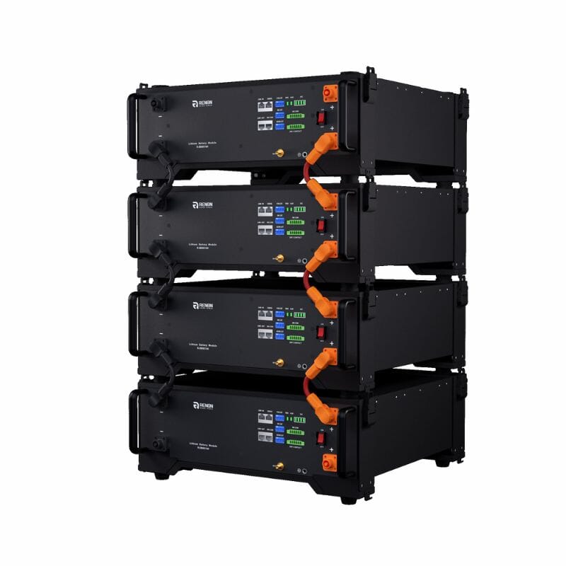 eBRICK Series 5.12kWh Stackable Lithium Battery Module - 10 Year Warranty | Solar Energy Storage, Off-Grid Power Backup, Home & RV Use
