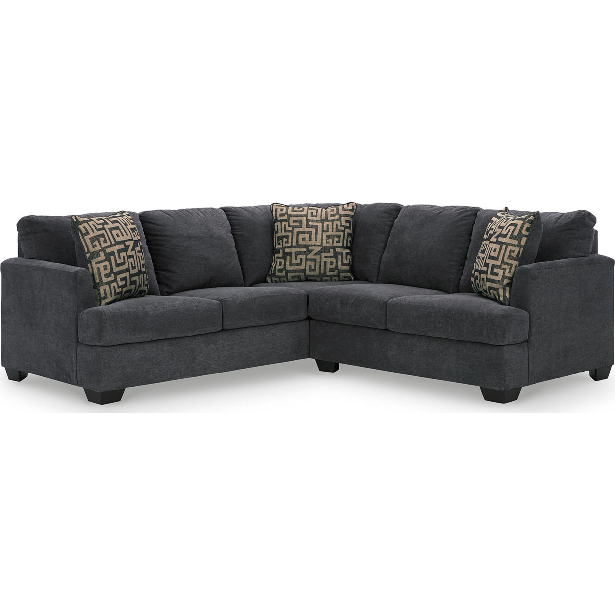 Ambrielle 2-Piece Sectional Sofa Set - Modern L-Shaped Couch for Living Room, Family Room & Small Spaces