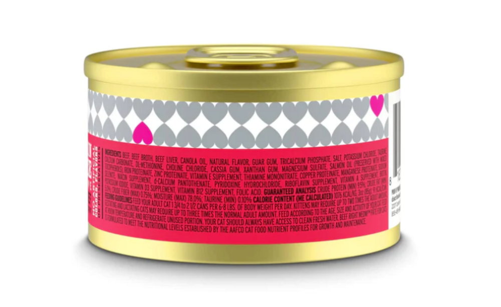 Grain-Free Beef Pate Canned Cat Food - High Protein, Natural Ingredients for Adult & Senior Cats - Perfect for Picky Eaters & Indoor Cats - I and Love and You Brand